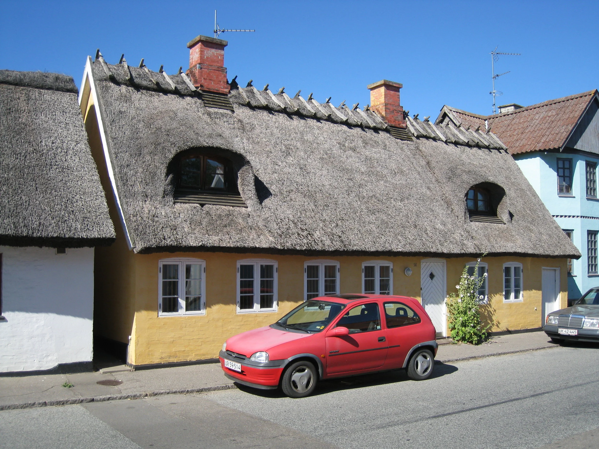  Hojby, Near Nykobing, Typical Thatched House 