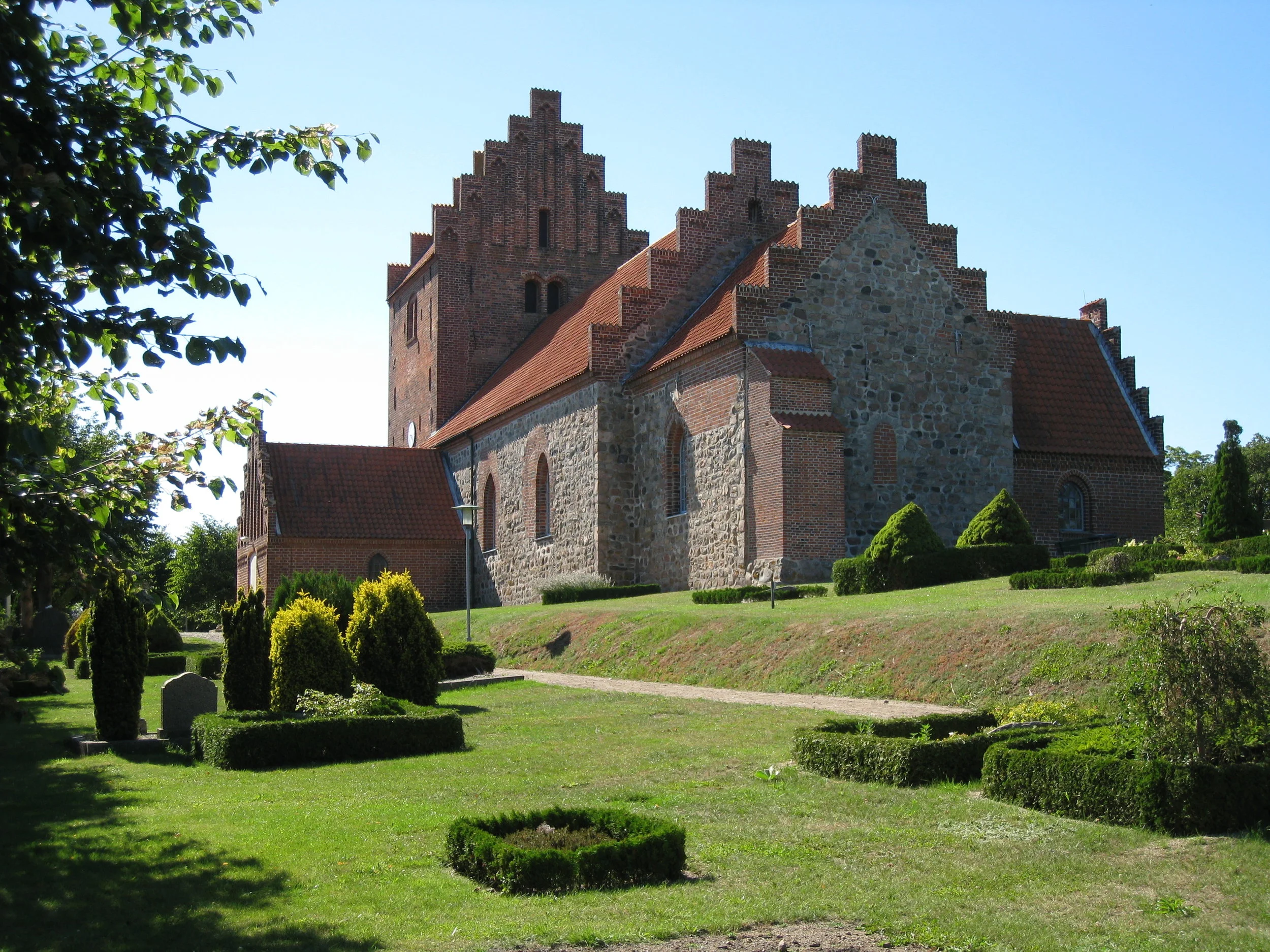  Hojby, Near Nykobing, Typical Early (1100's) Church 