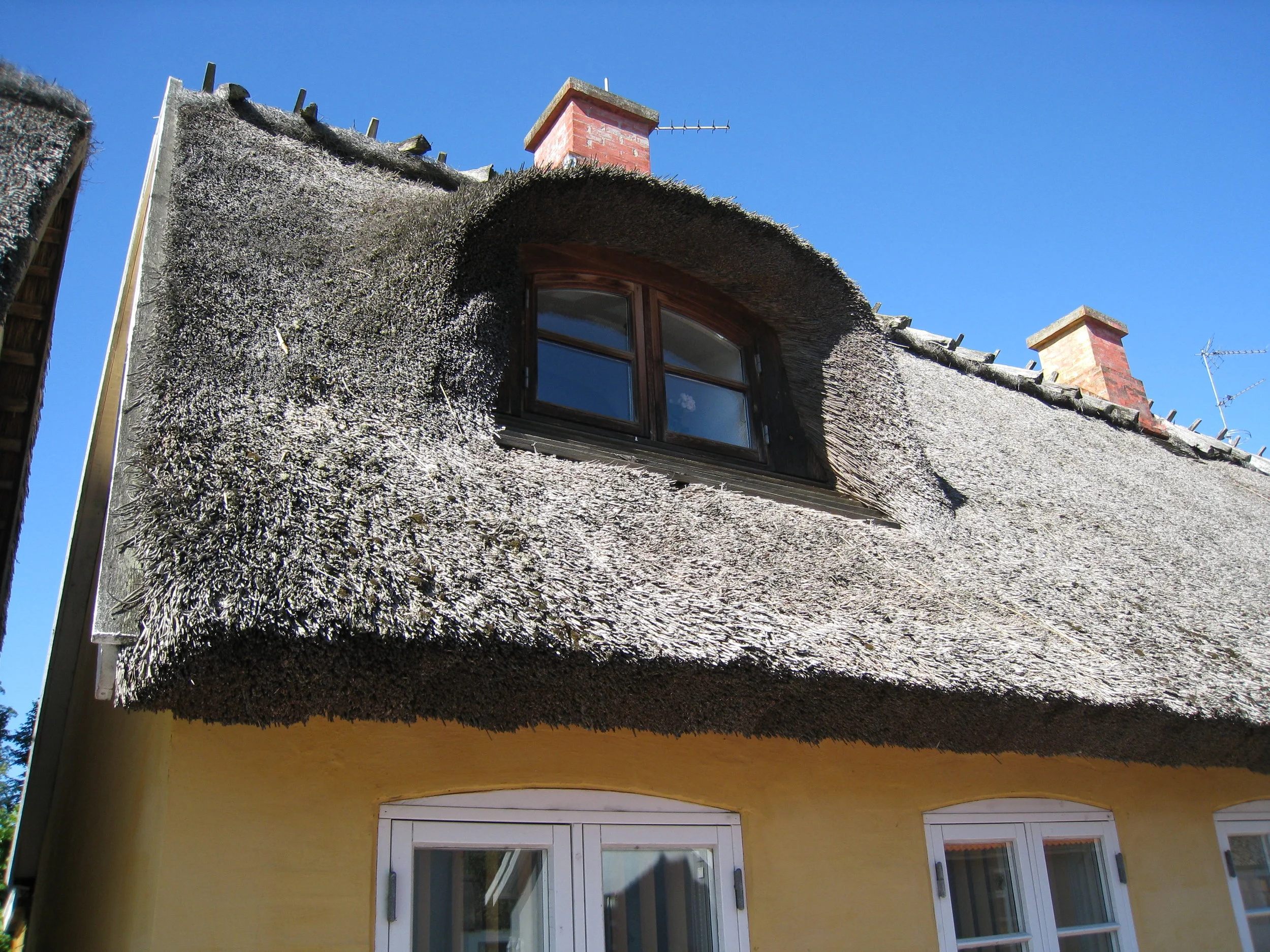  Near Nykobing, Typical Thatch 