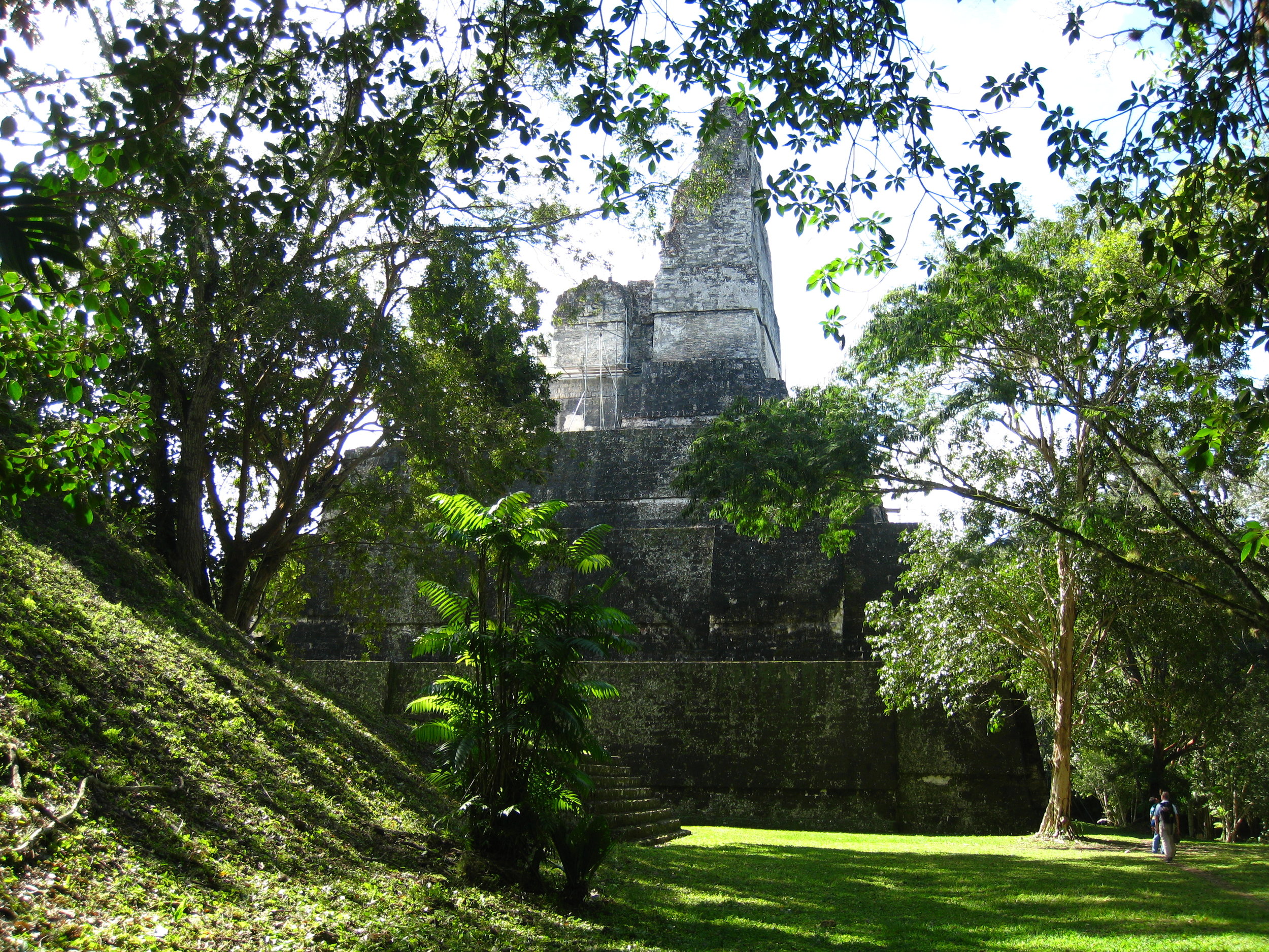  Tikal 2012--Temple 2 from the side 