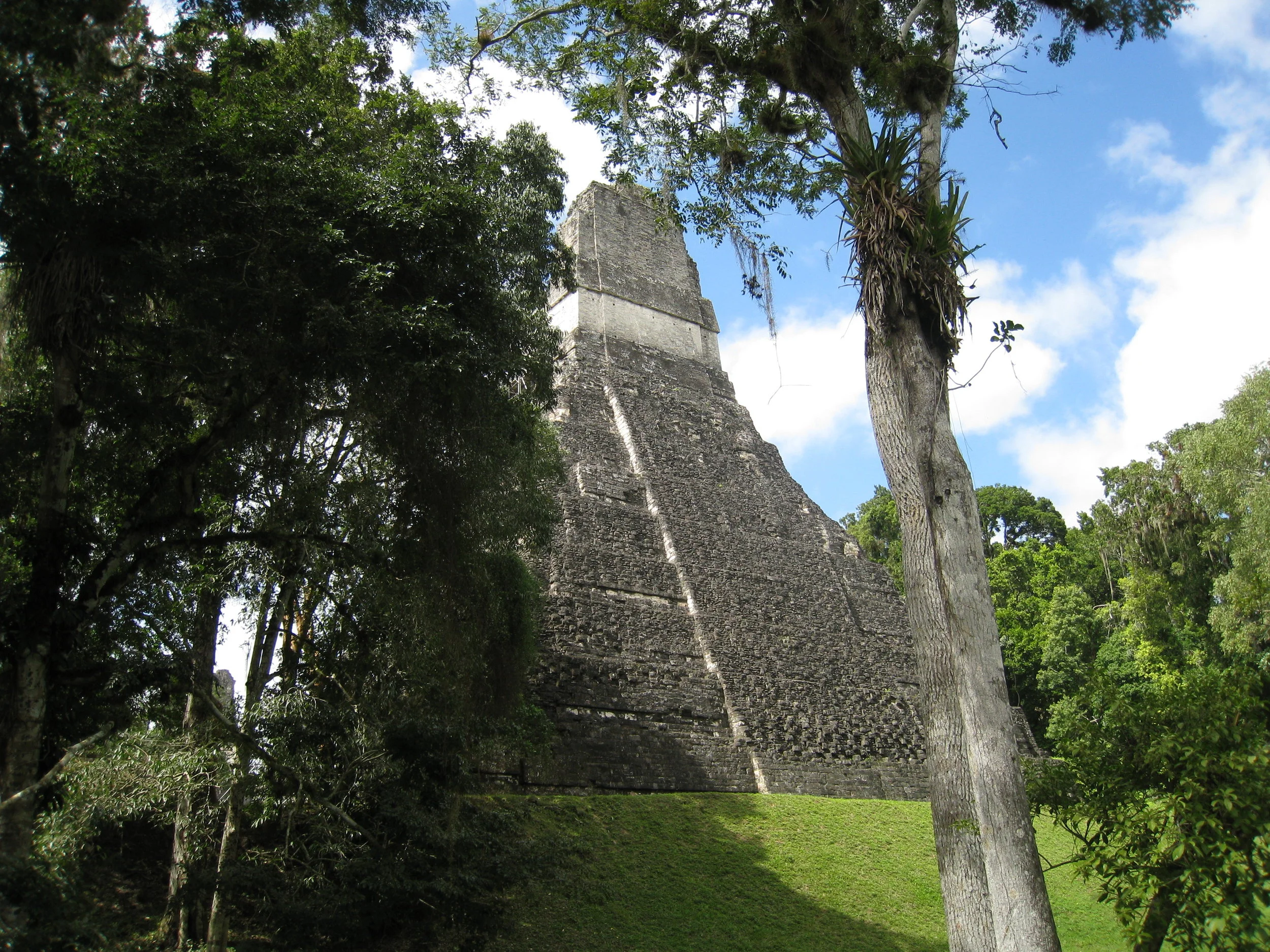  Tikal--Back of Temple 1 