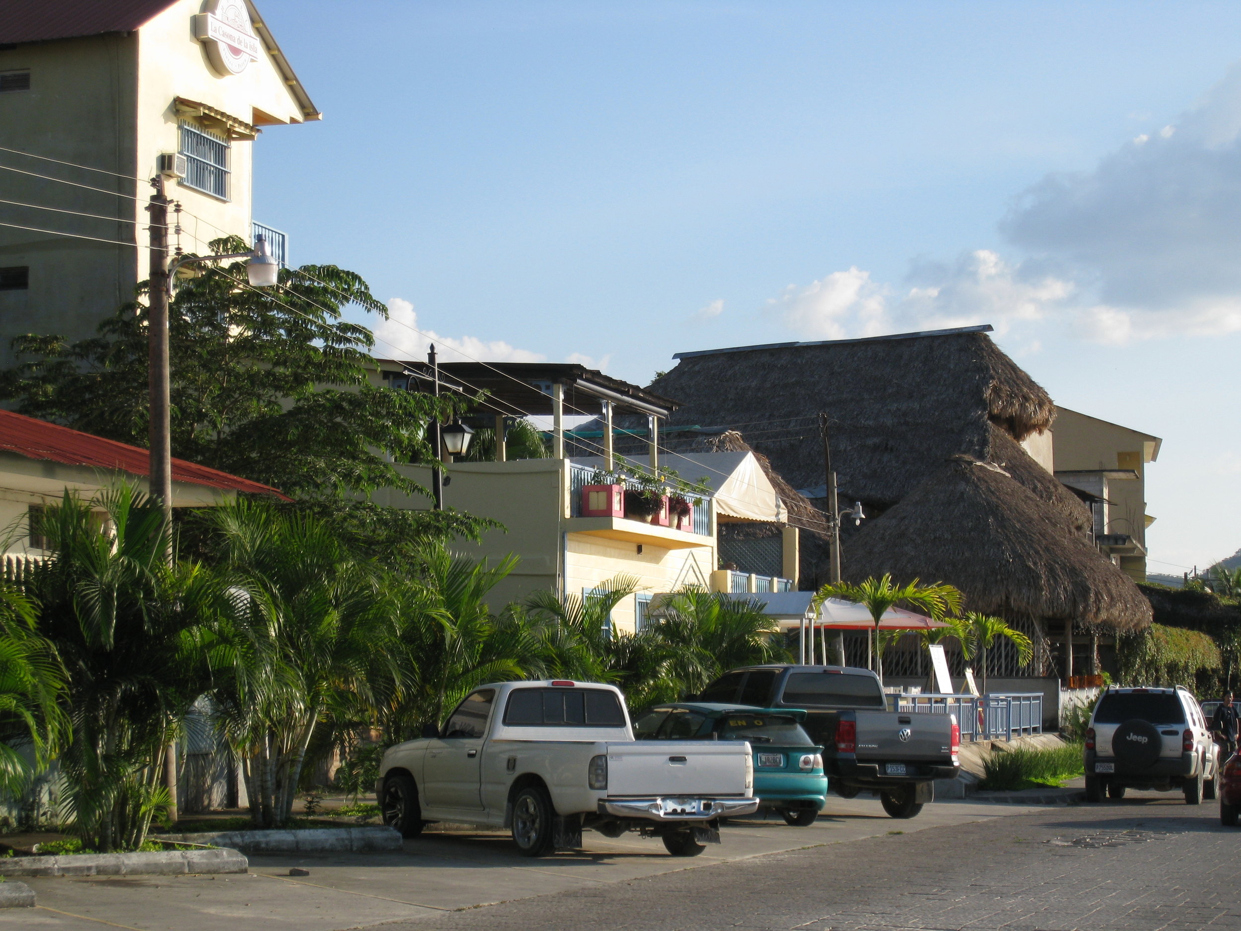  Flores--Small island town in Peten--Street Scene 