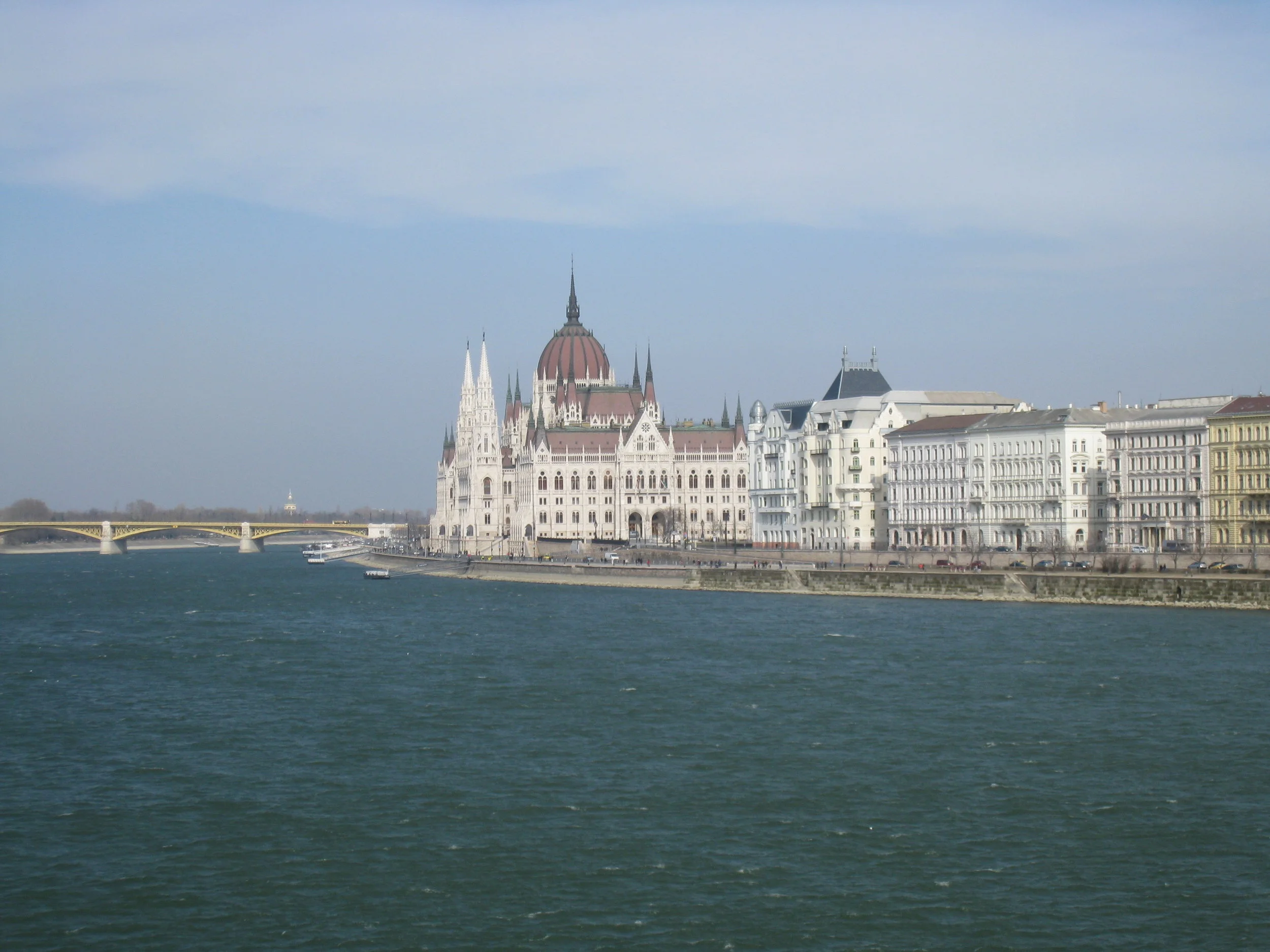  Budapest--View of Parliament from Chain Bridge 