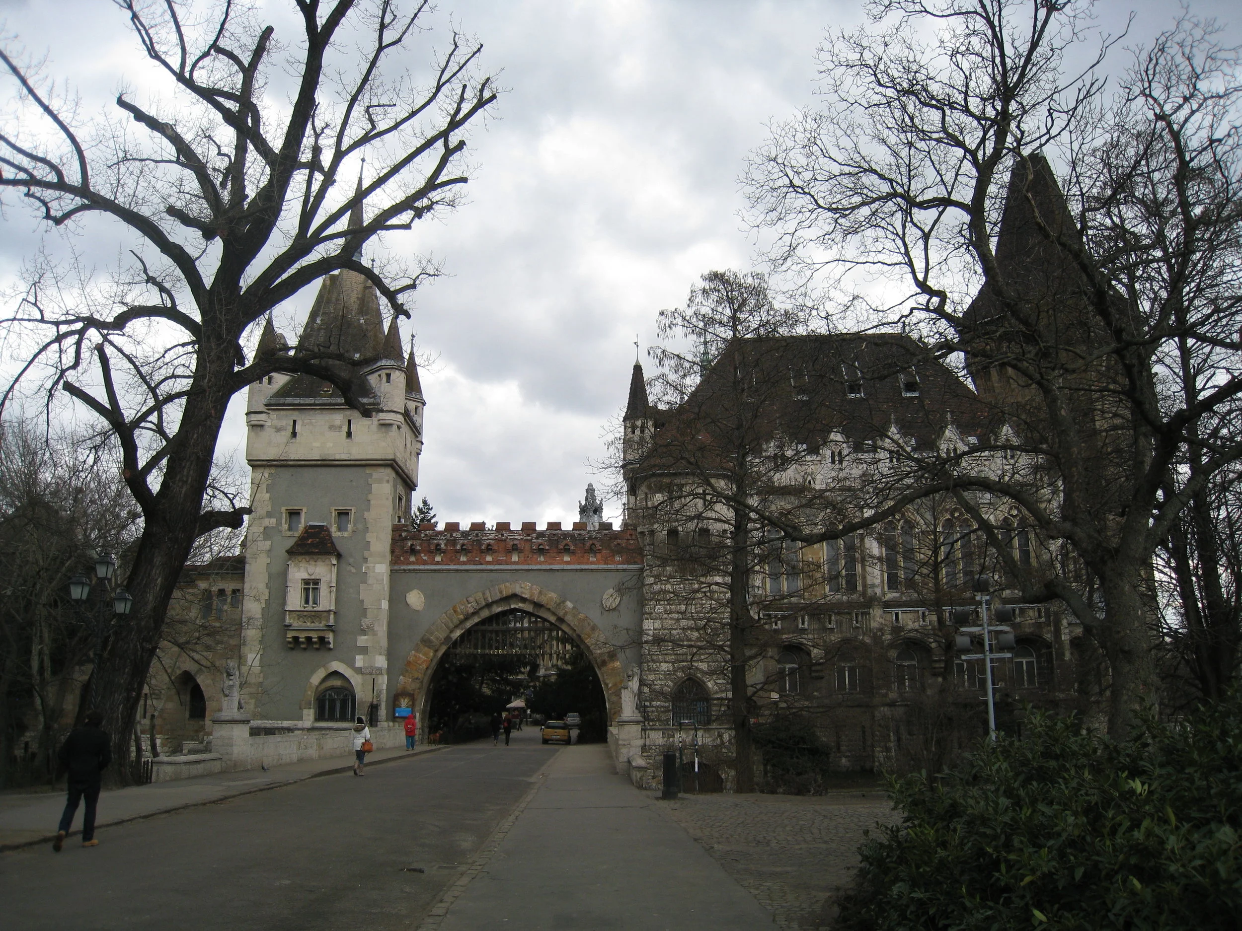  Budapest--The Agricultural Museum in Vajdahunyad Castle in the city park--Entrance 