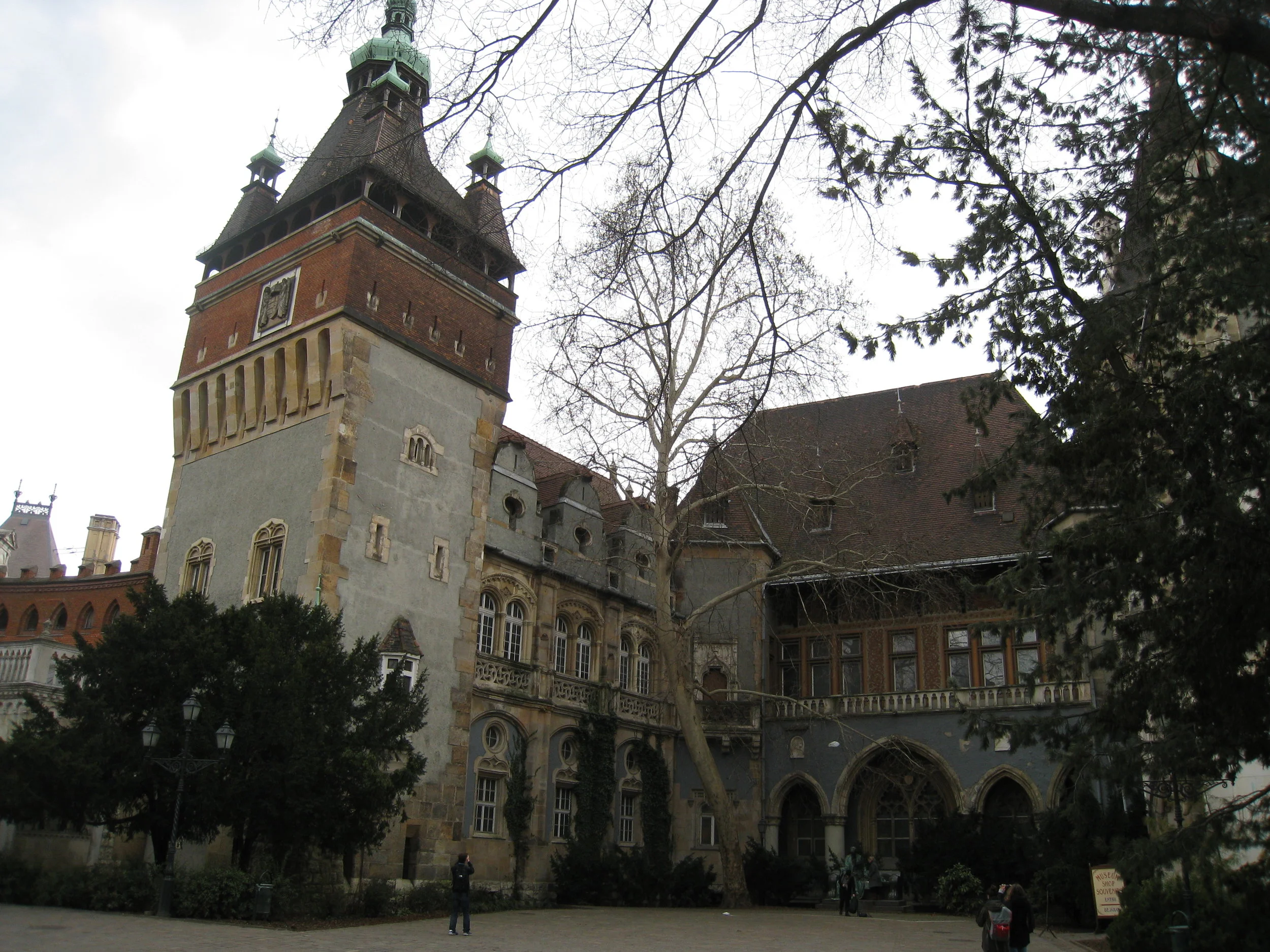  Budapest--The Agricultural Museum in Vajdahunyad Castle in the city park 