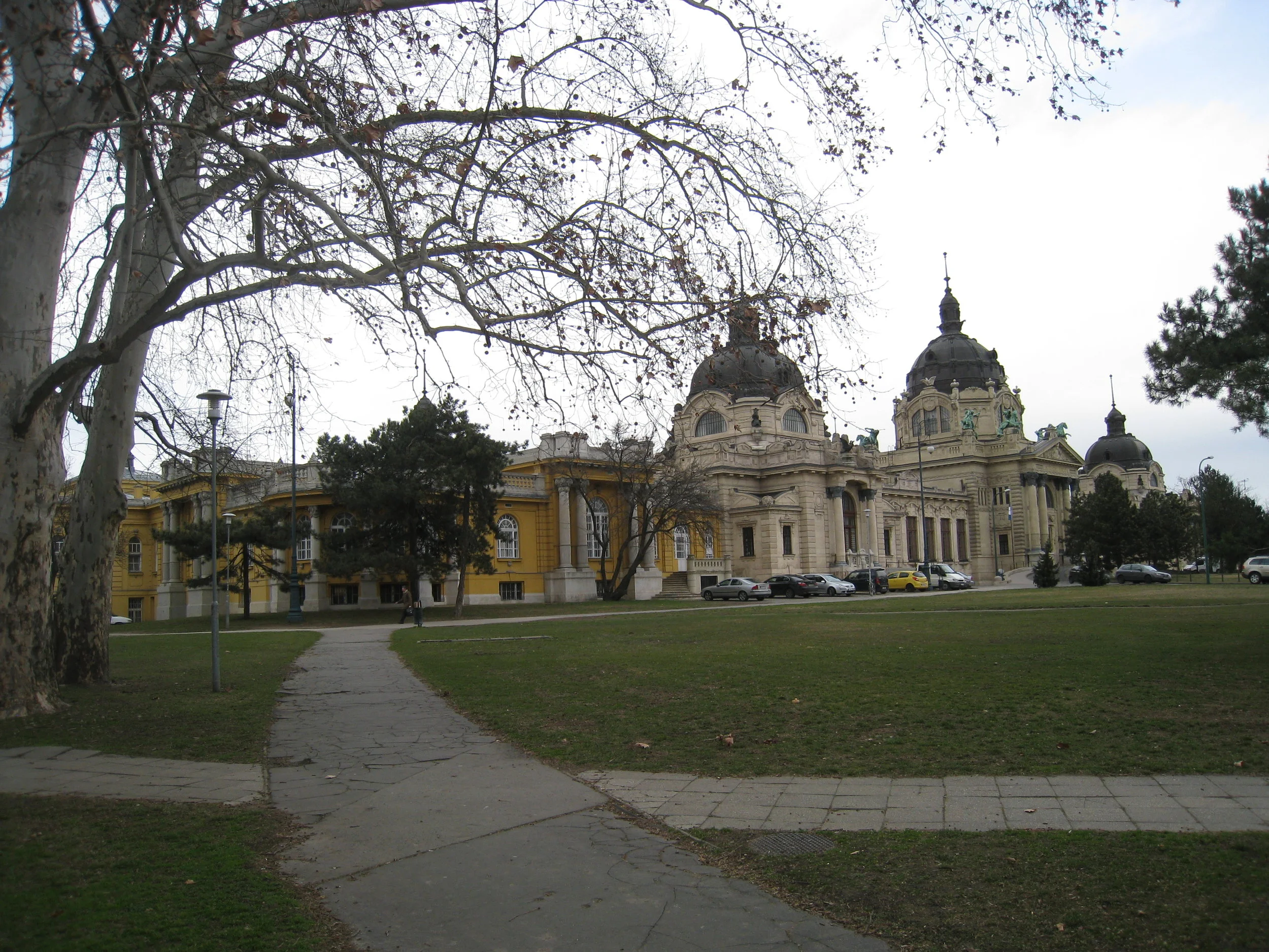  Budapest--The Public Baths in the City Park 