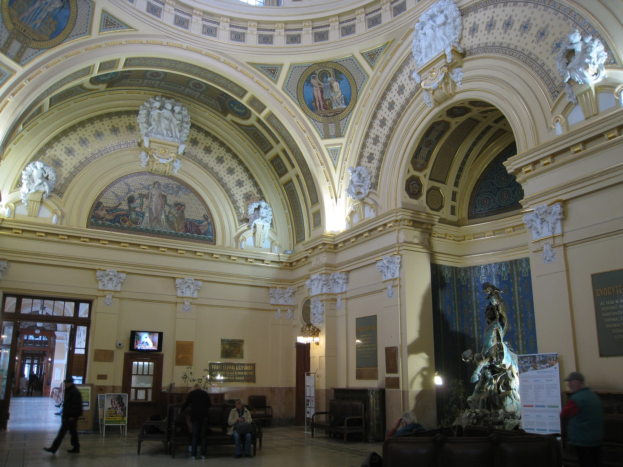  Budapest--The Public Baths in the City Park--Entrance 