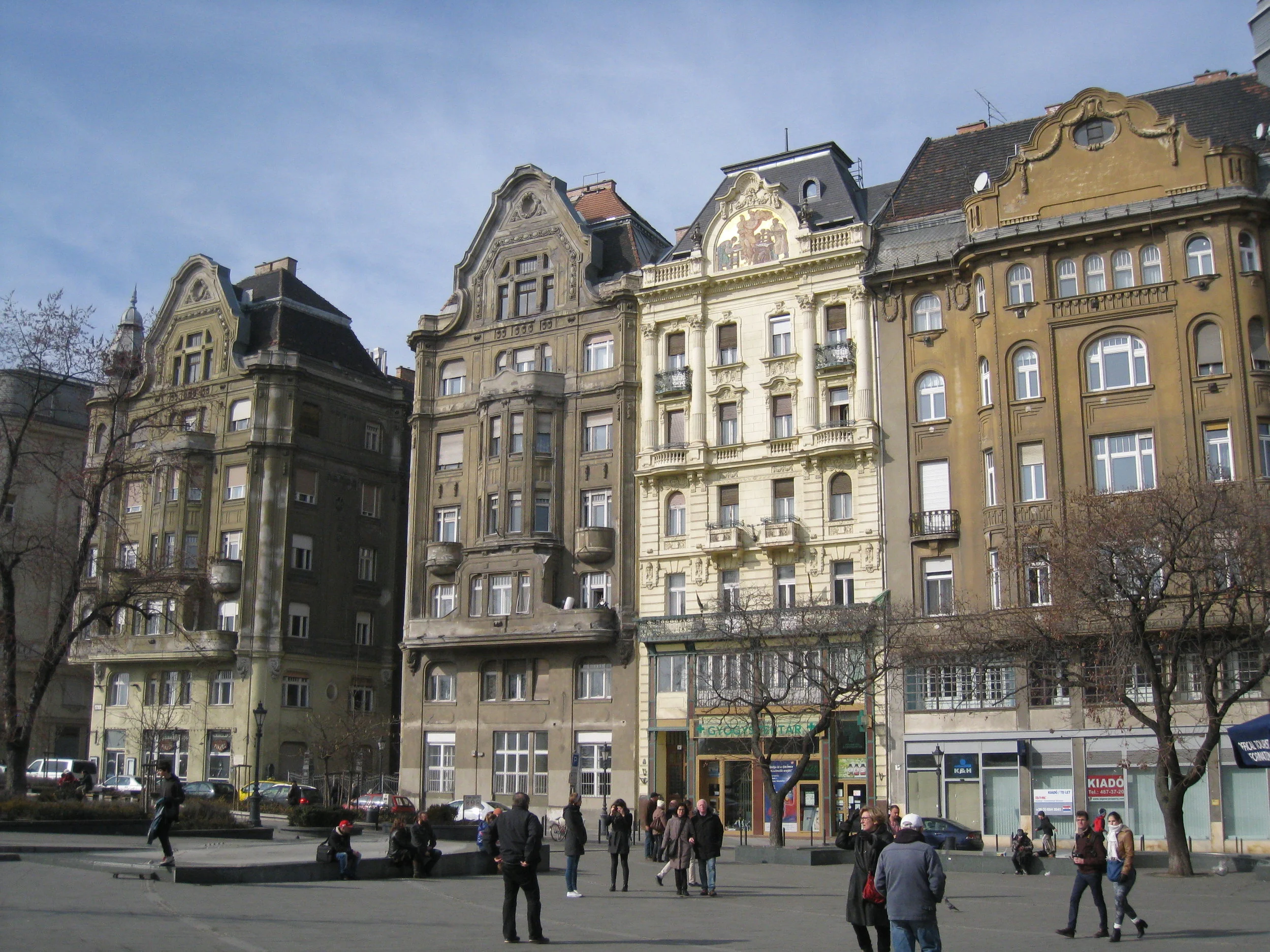  Budapest--Across from the Great Market 