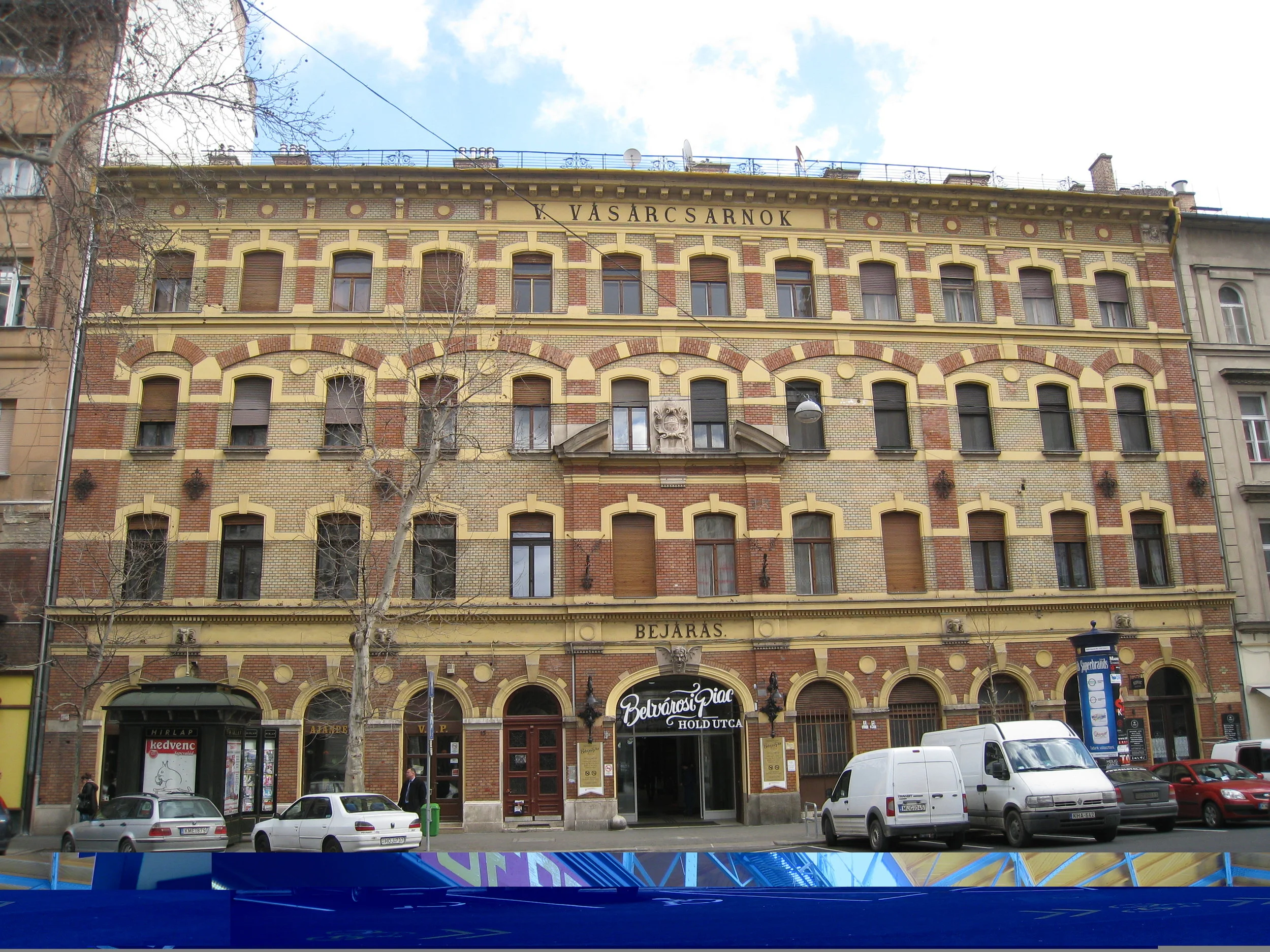  Budapest--Market near Szabadsag Square, newly renovated 