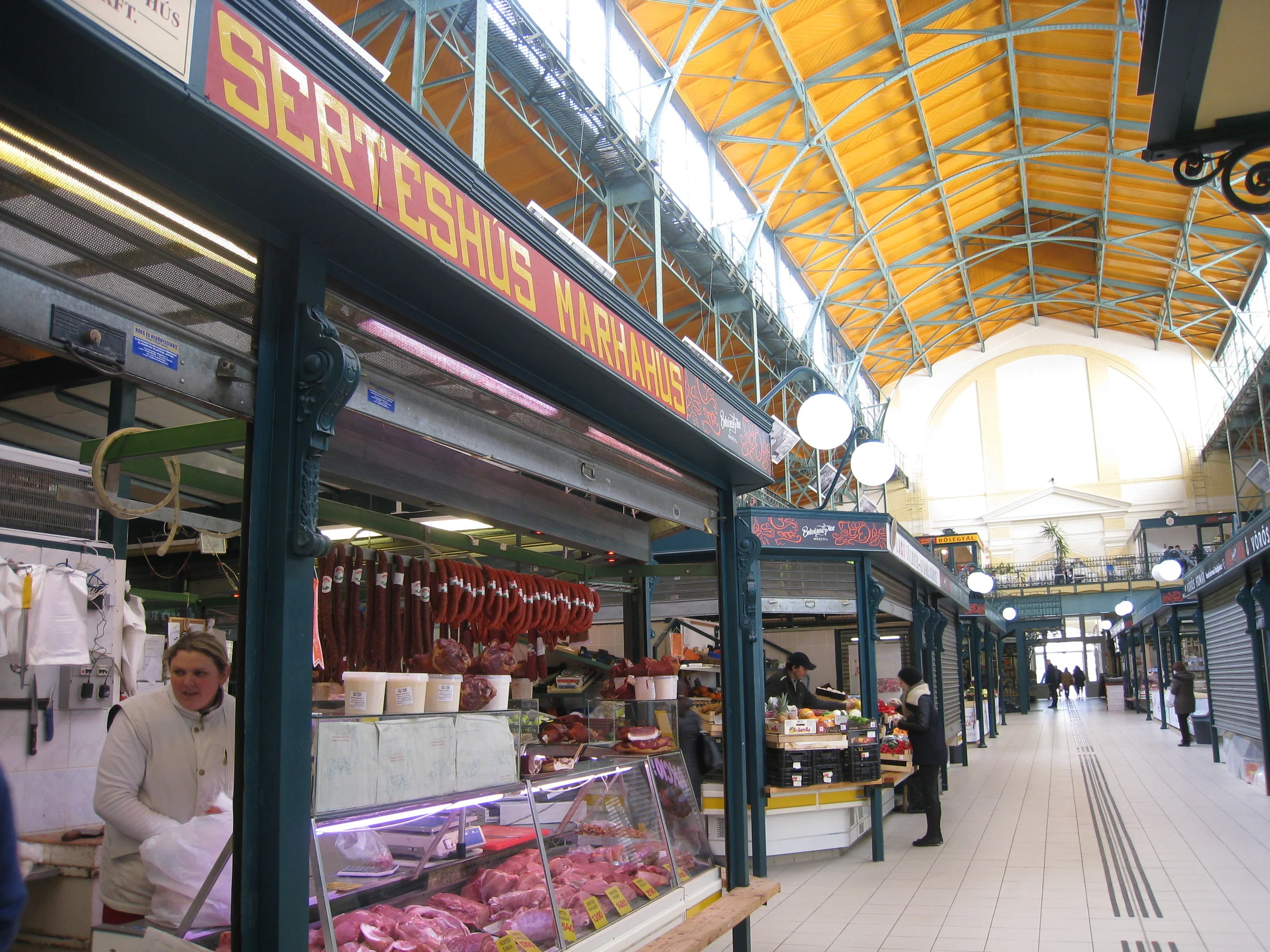  Budapest--Market near Szabadsag Square, newly renovated 