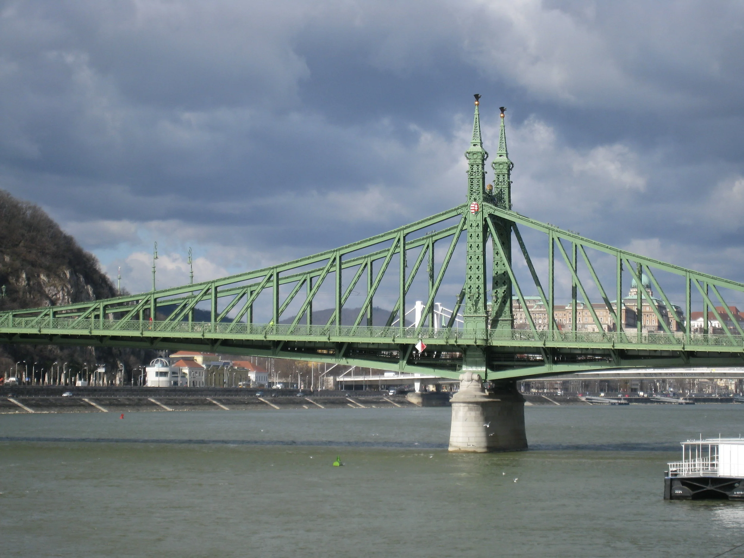  Budapest--Liberty Bridge with Castle Hill 