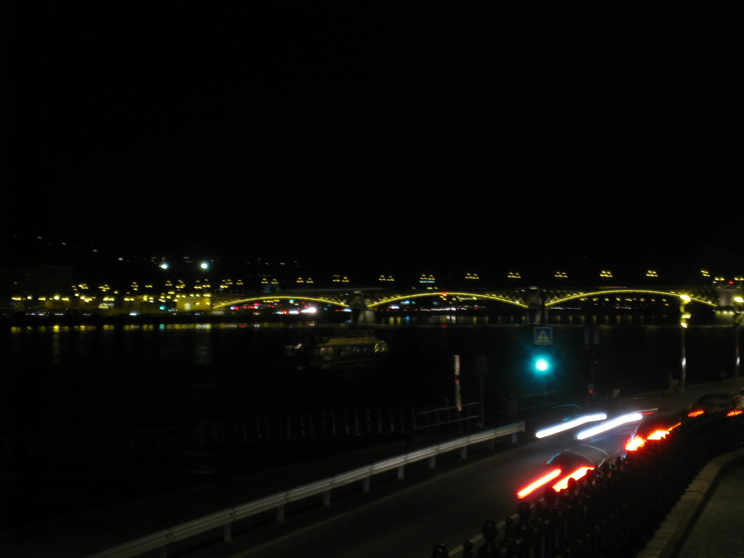  Budapest--The Danube and Margit Bridge 
