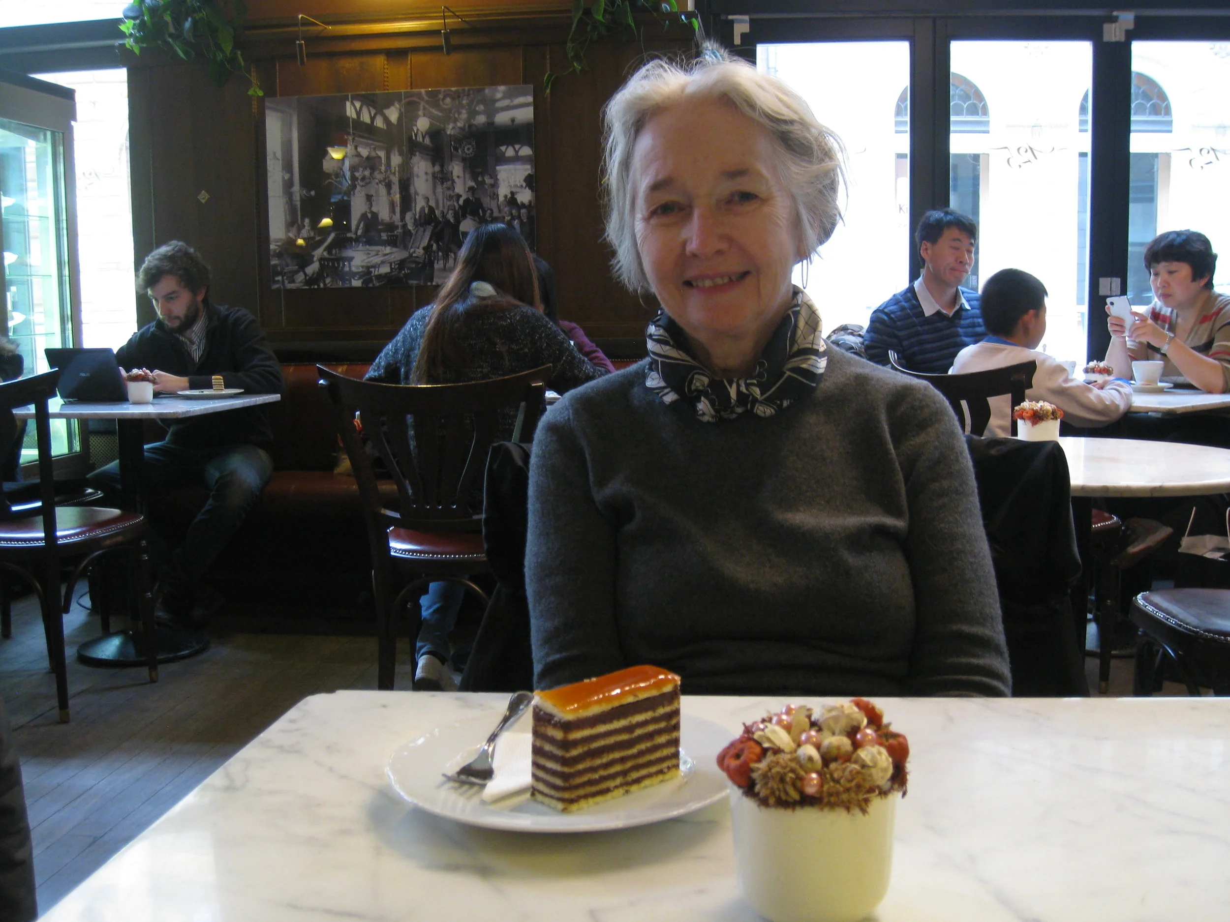  Budapest--Cafe Central, Carrol and Dobos Torte 
