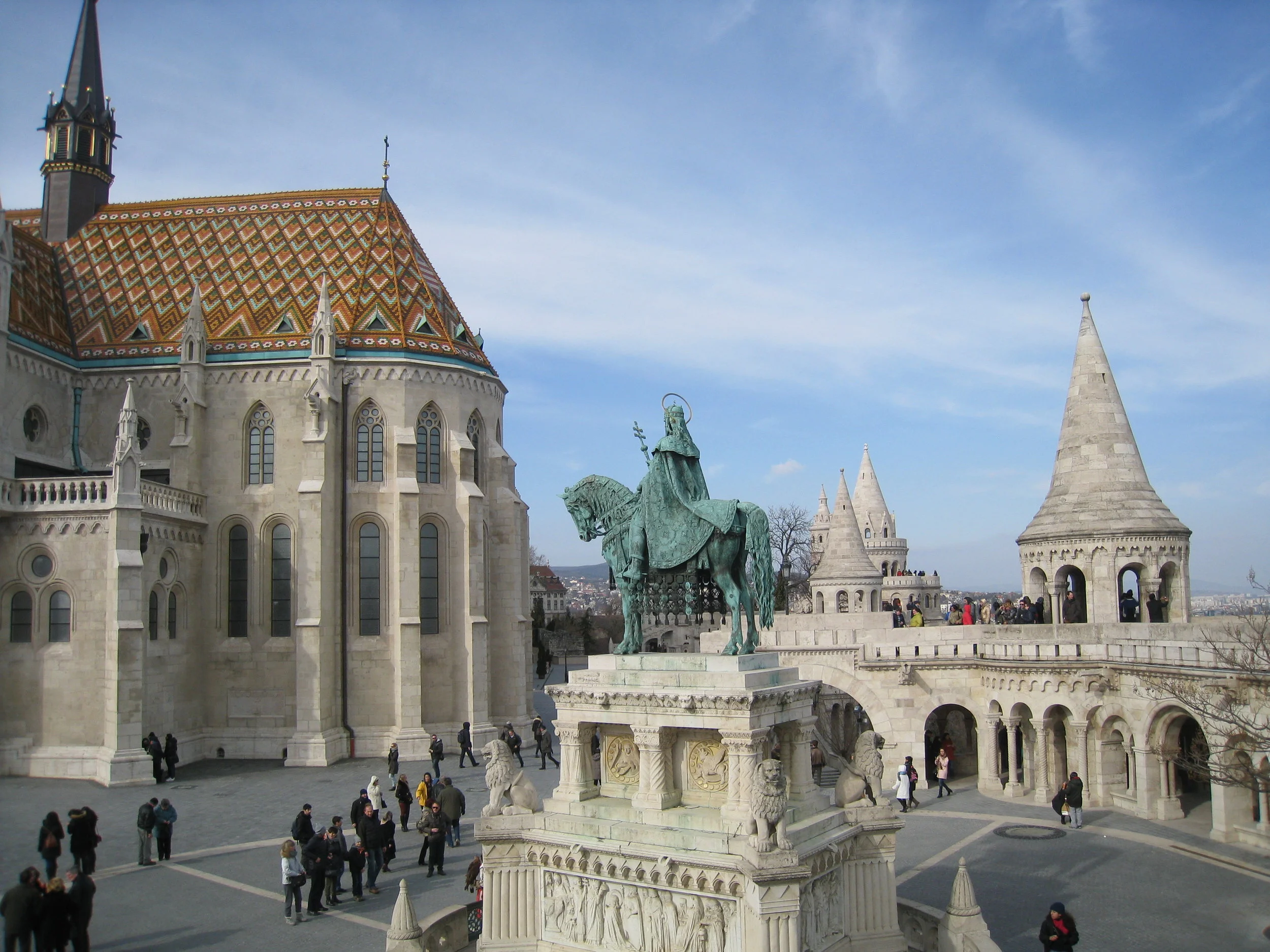  Budapest--Matias church with St. Stephen 
