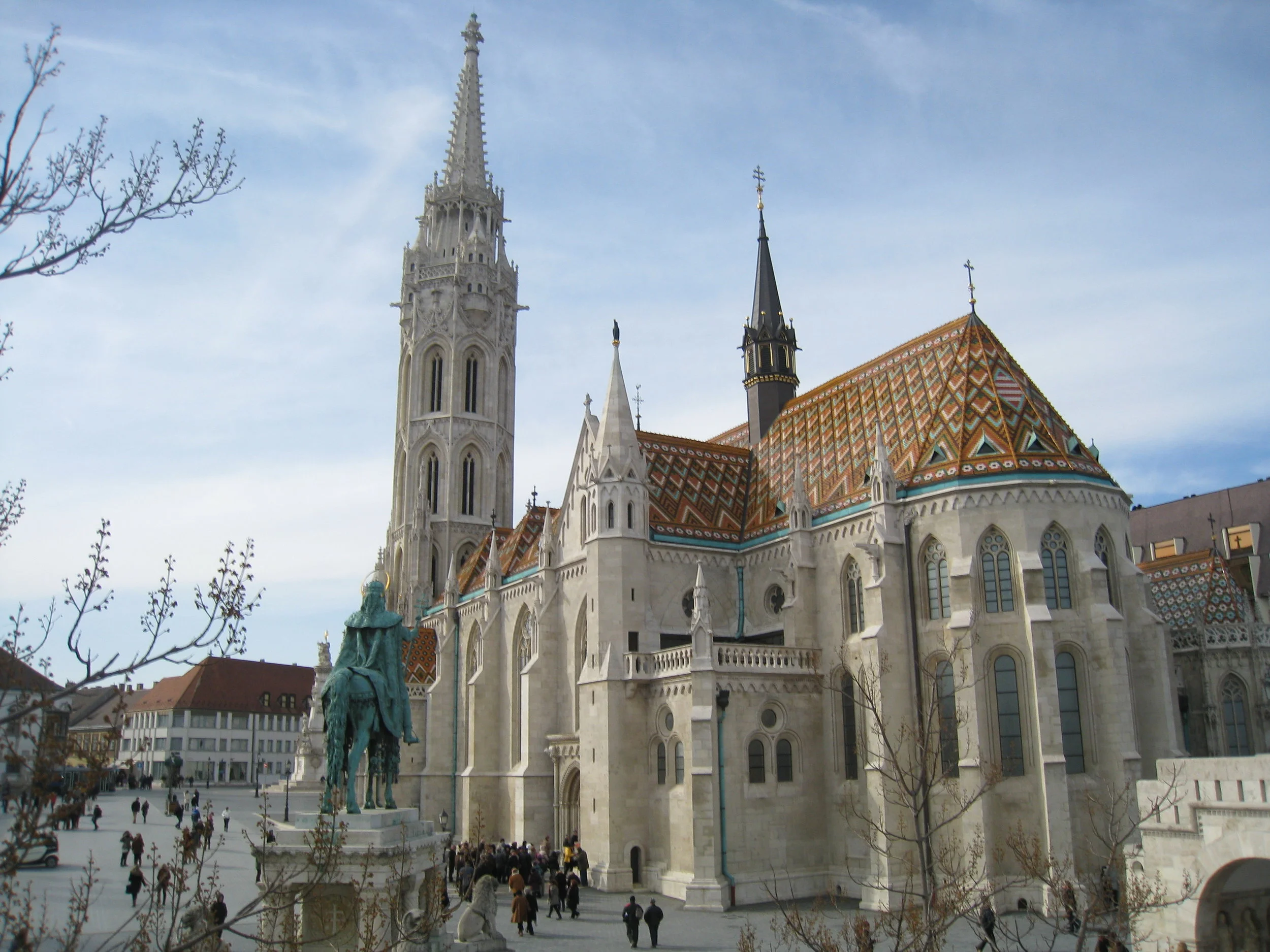  Budapest--Matias church with St. Stephen 