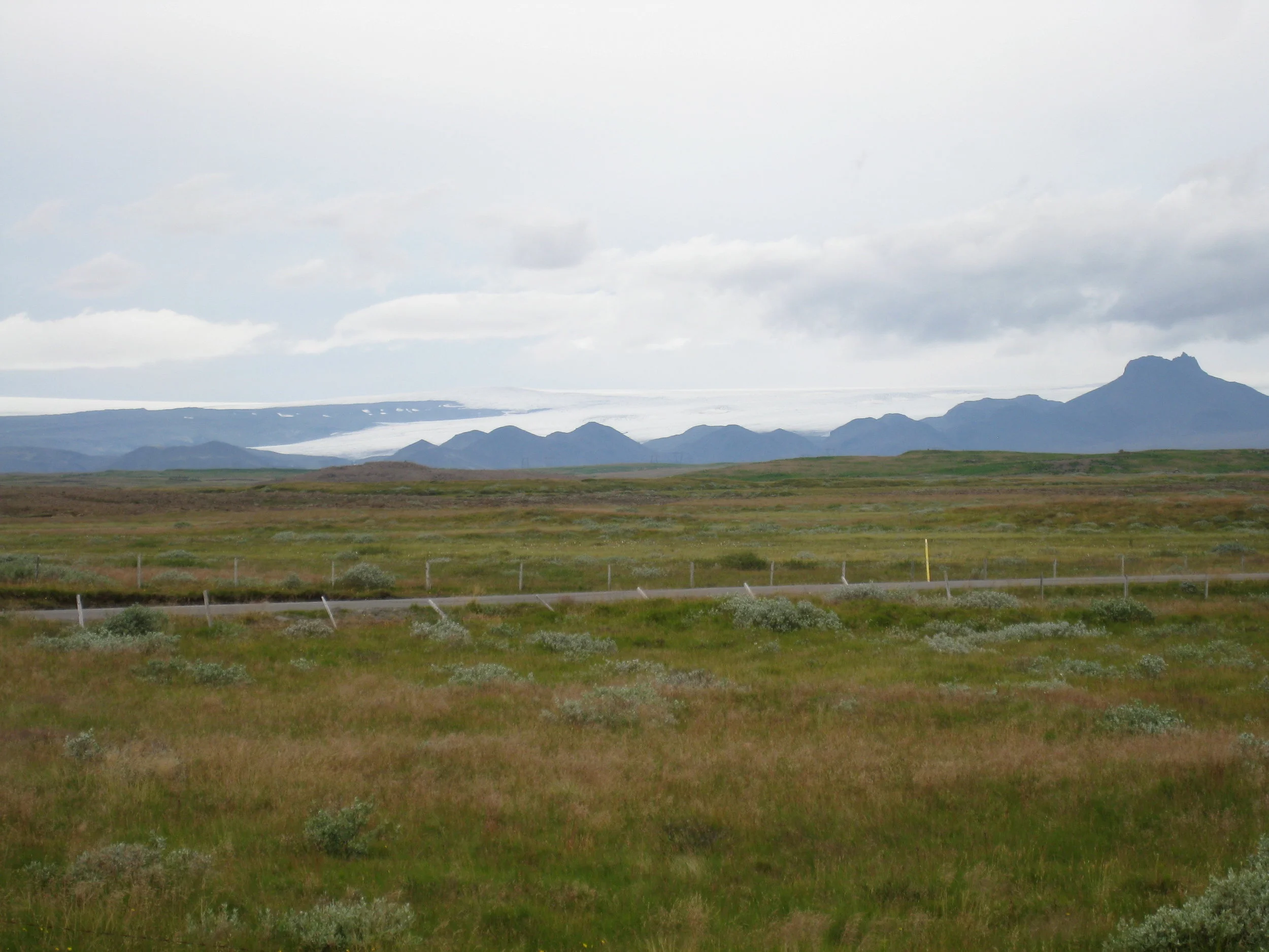  View from the Geyser area towards the Langjokull glacier 