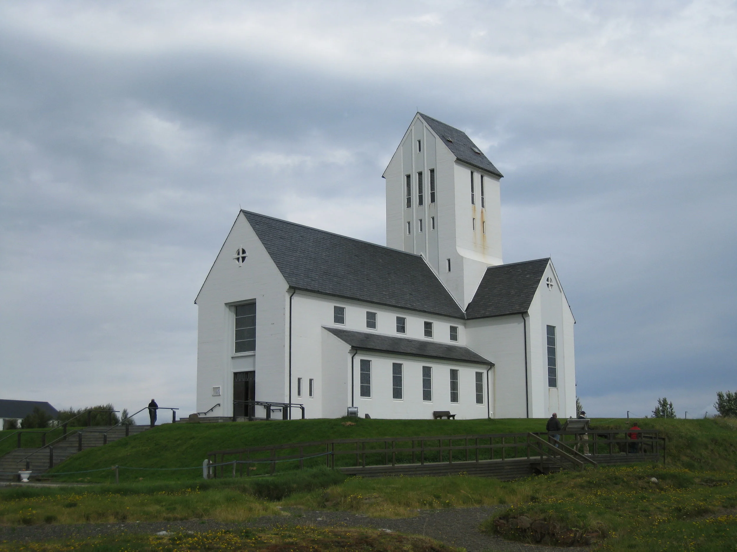  Skalholt Church--The earliest Bishopric--this is a new church 