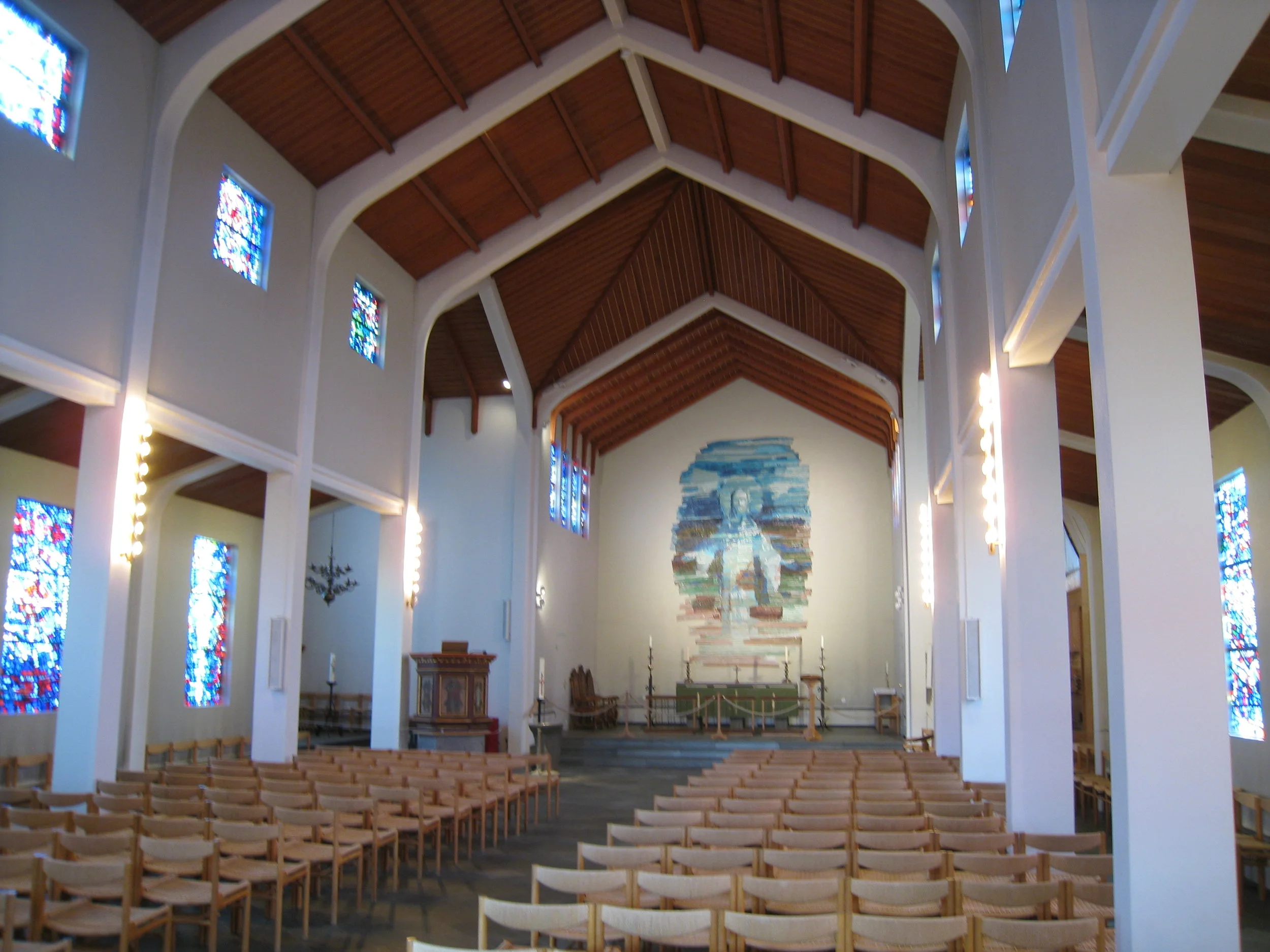  Skalholt Church--The earliest Bishopric--this is a new church 