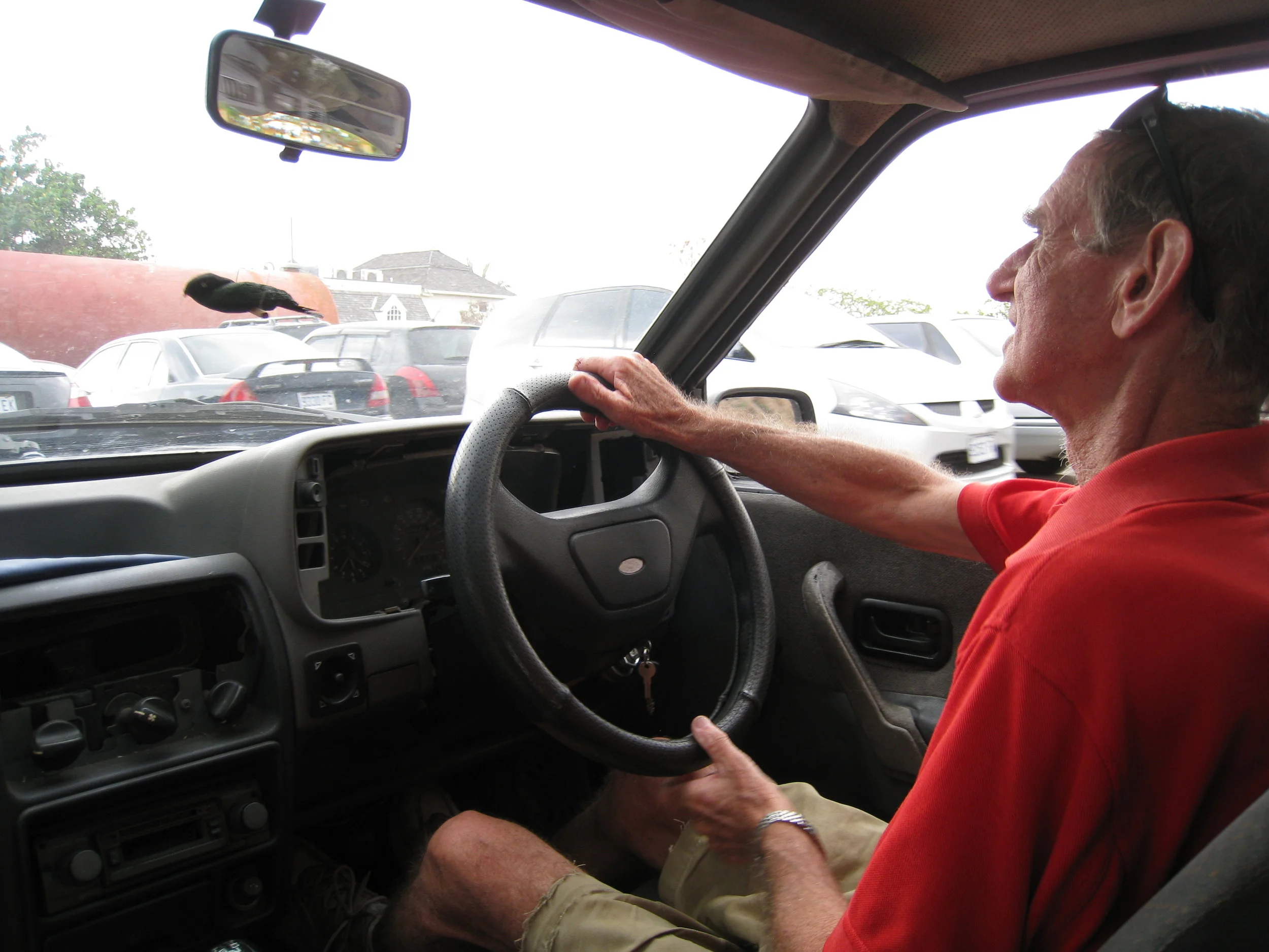  Kingston--Paul driving out of Port Royal 