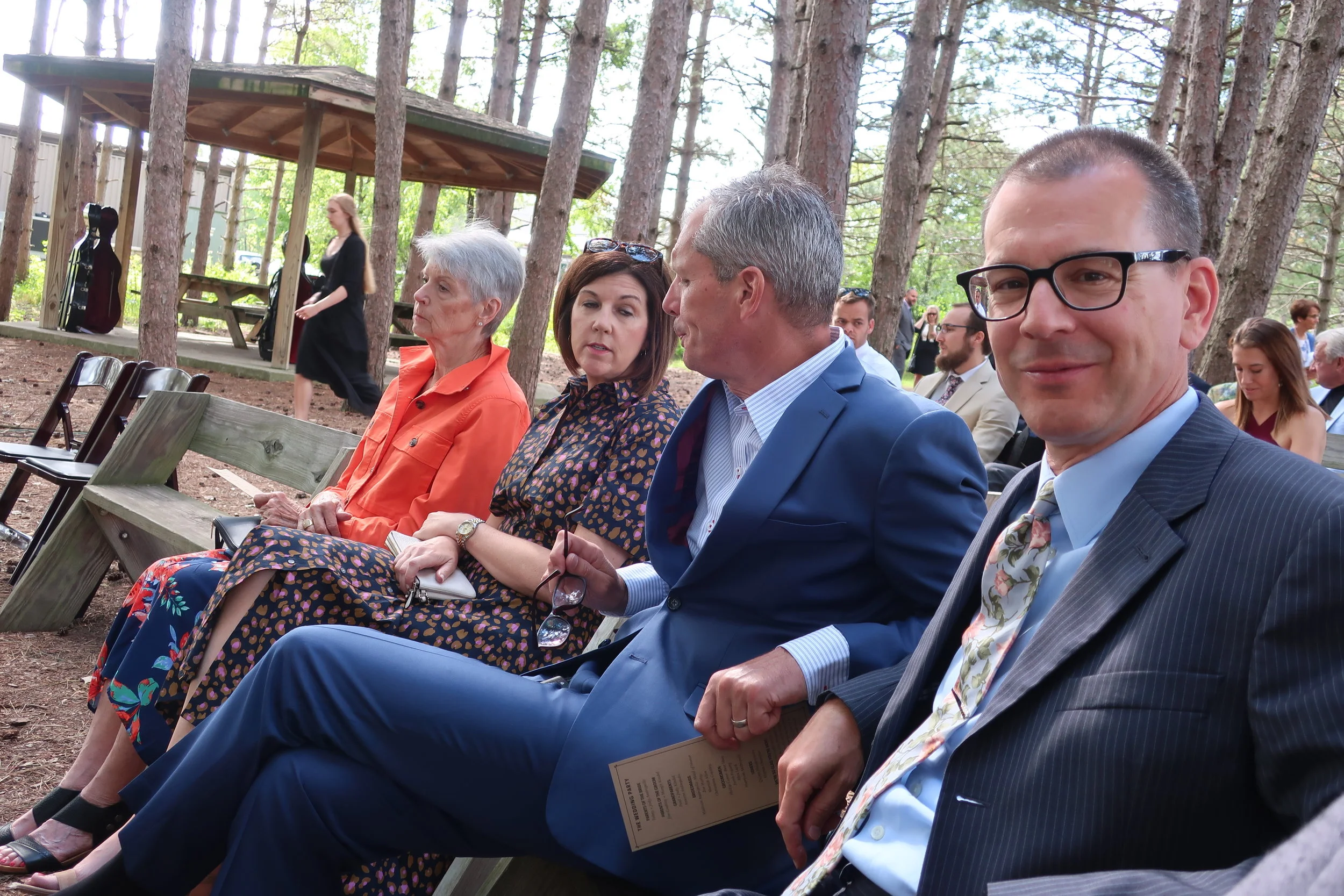  Appleton, Wis.--Sept. 1, 2019--Andropolis-Coakley Wedding--Bubolz Nature Preserve--Jane Wellman, Jen and Peter Kindel, Eric Kindel 