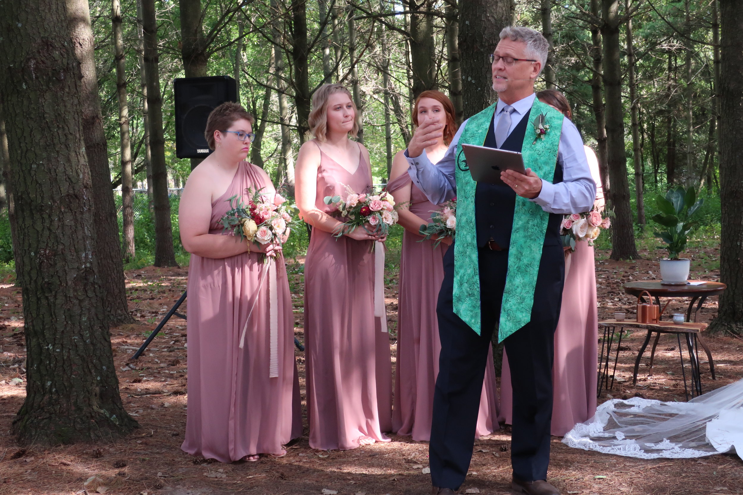  Appleton, Wis.--Sept. 1, 2019--Andropolis-Coakley Wedding--Bubolz Nature Preserve--Jim Coakley presiding 