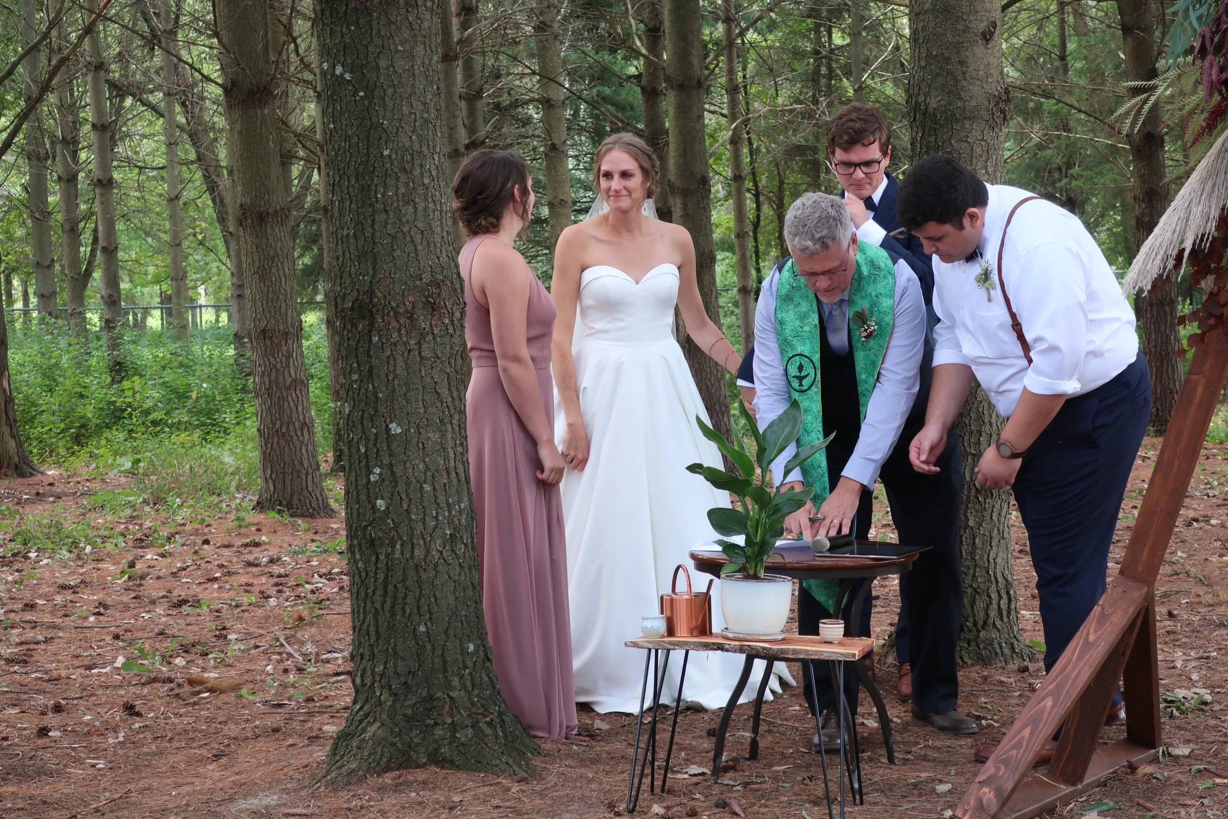  Appleton, Wis.--Sept. 1, 2019--Andropolis-Coakley Wedding--Bubolz Nature Preserve--Making it official 