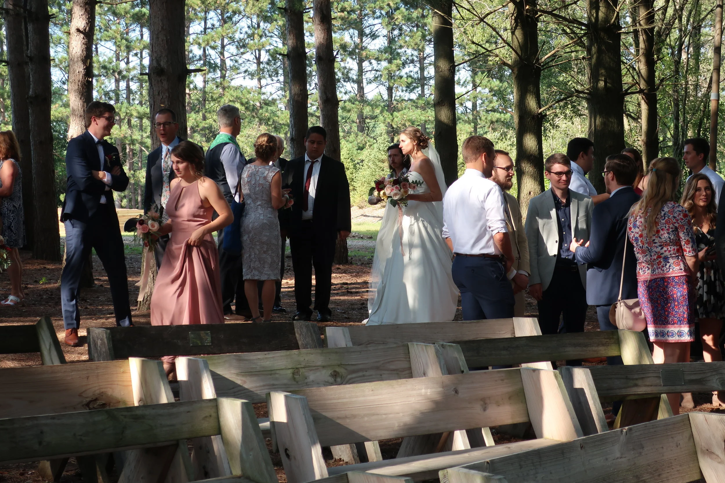  Appleton, Wis.--Sept. 1, 2019--Andropolis-Coakley Wedding--Bubolz Nature Preserve--After the ceremony 