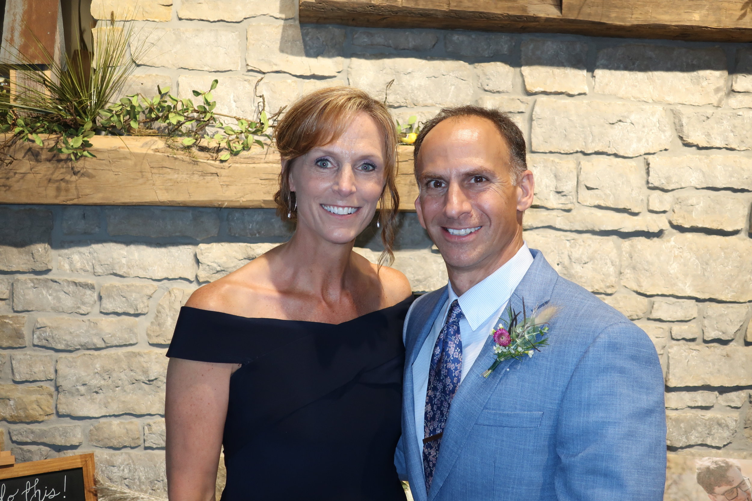  Appleton, Wis.--Sept. 1, 2019--Andropolis-Coakley Wedding--Bubolz Nature Preserve--Jody and Tobey Andropolis, parents of the bride 