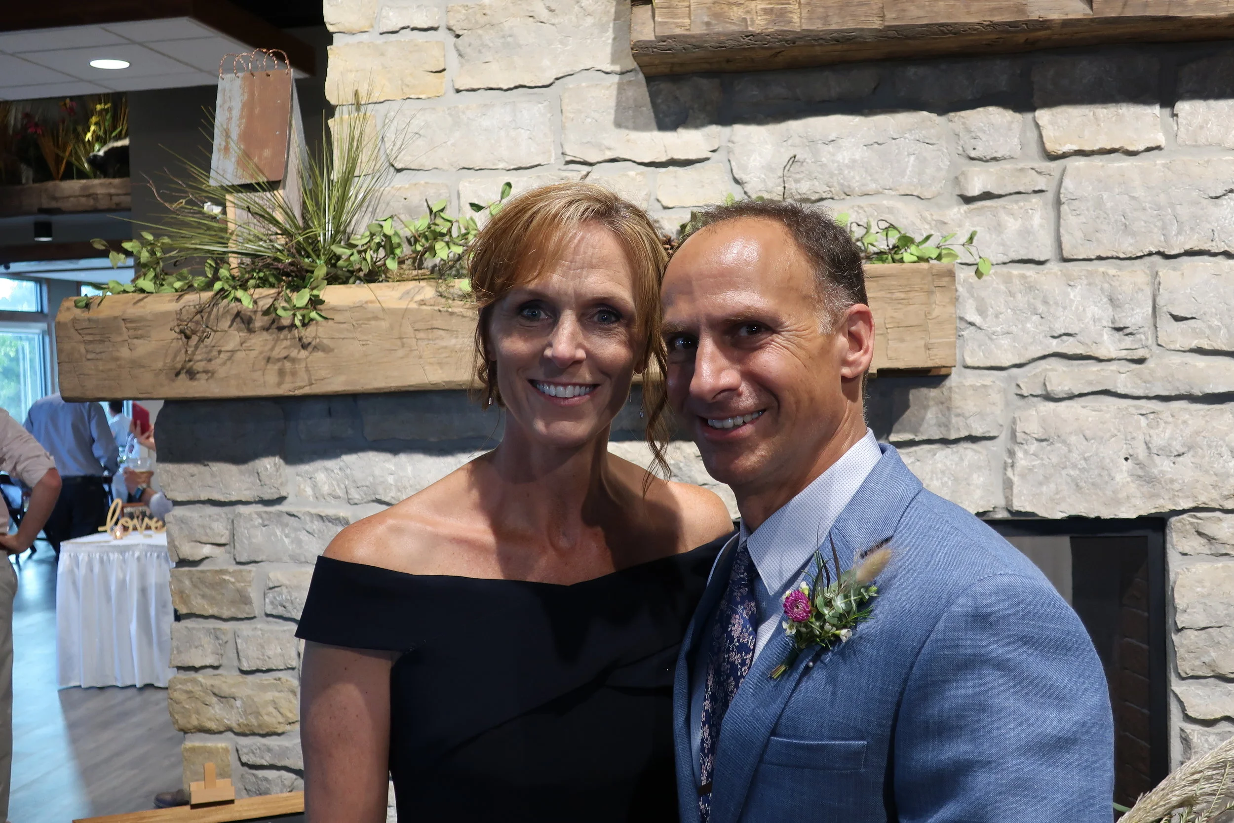  Appleton, Wis.--Sept. 1, 2019--Andropolis-Coakley Wedding--Bubolz Nature Preserve--Jody and Tobey Andropolis, parents of the bride 