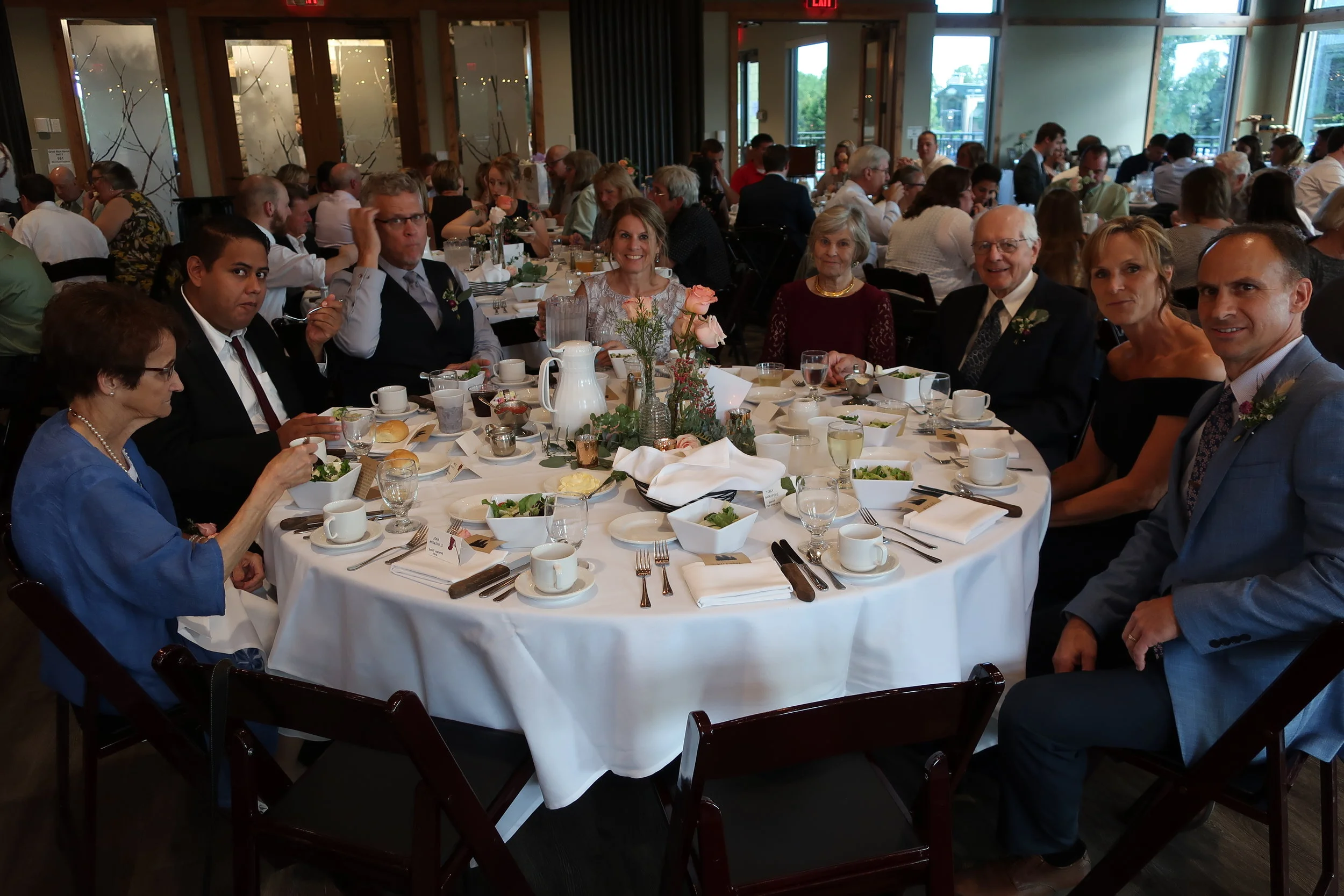  Appleton, Wis.--Sept. 1, 2019--Andropolis-Coakley Wedding--Bubolz Nature Preserve--Annette Andropolis, Arturo Tovar, Jim and Margit Coakley, Judy and Paul Kindel, Jody and Tobey Andropolis 