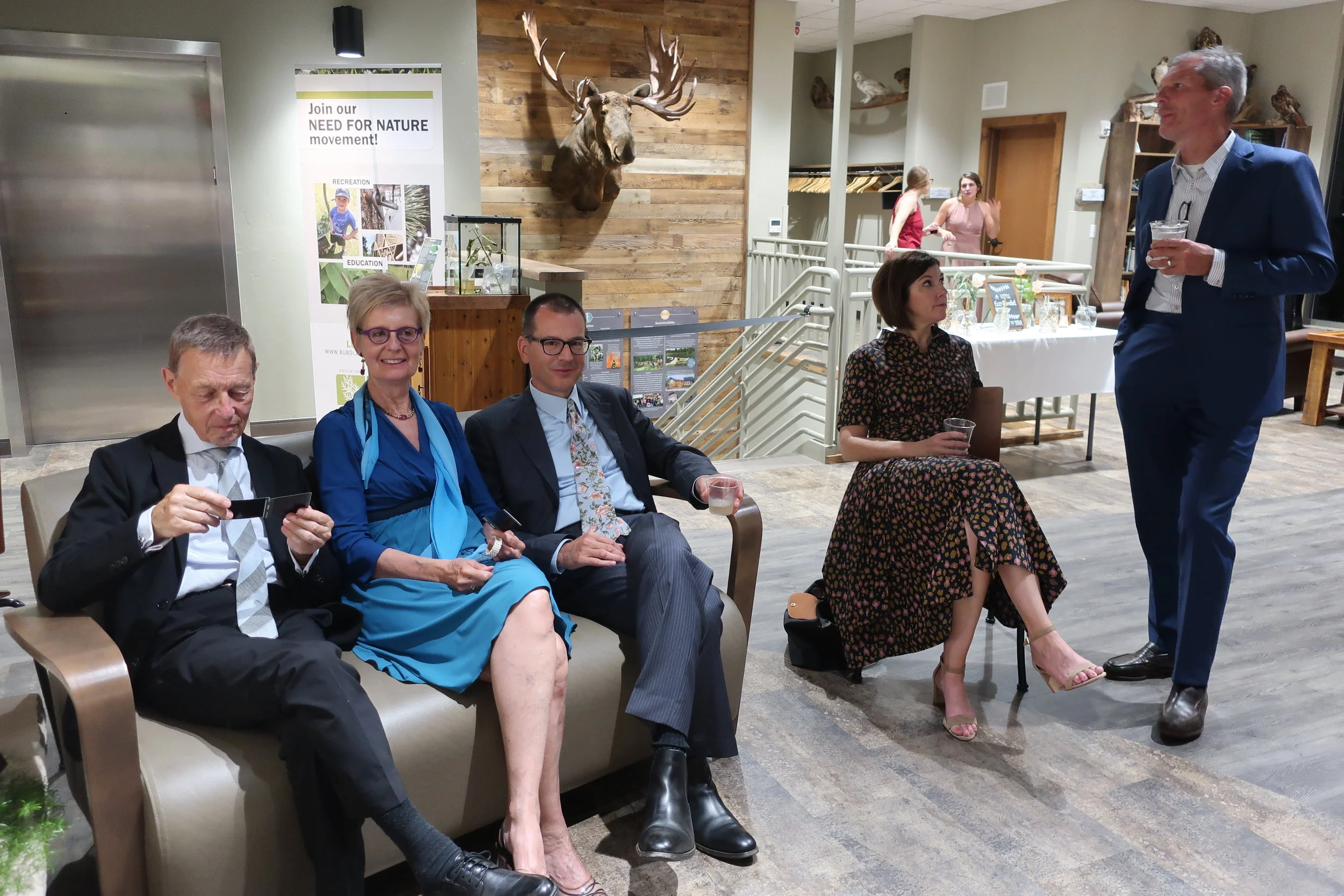  Appleton, Wis.--Sept. 1, 2019--Andropolis-Coakley Wedding--Bubolz Nature Preserve--Harald Grieser, Christin Grieser-Kindel and Eric Kindel, Jennifer and Peter Kindel 