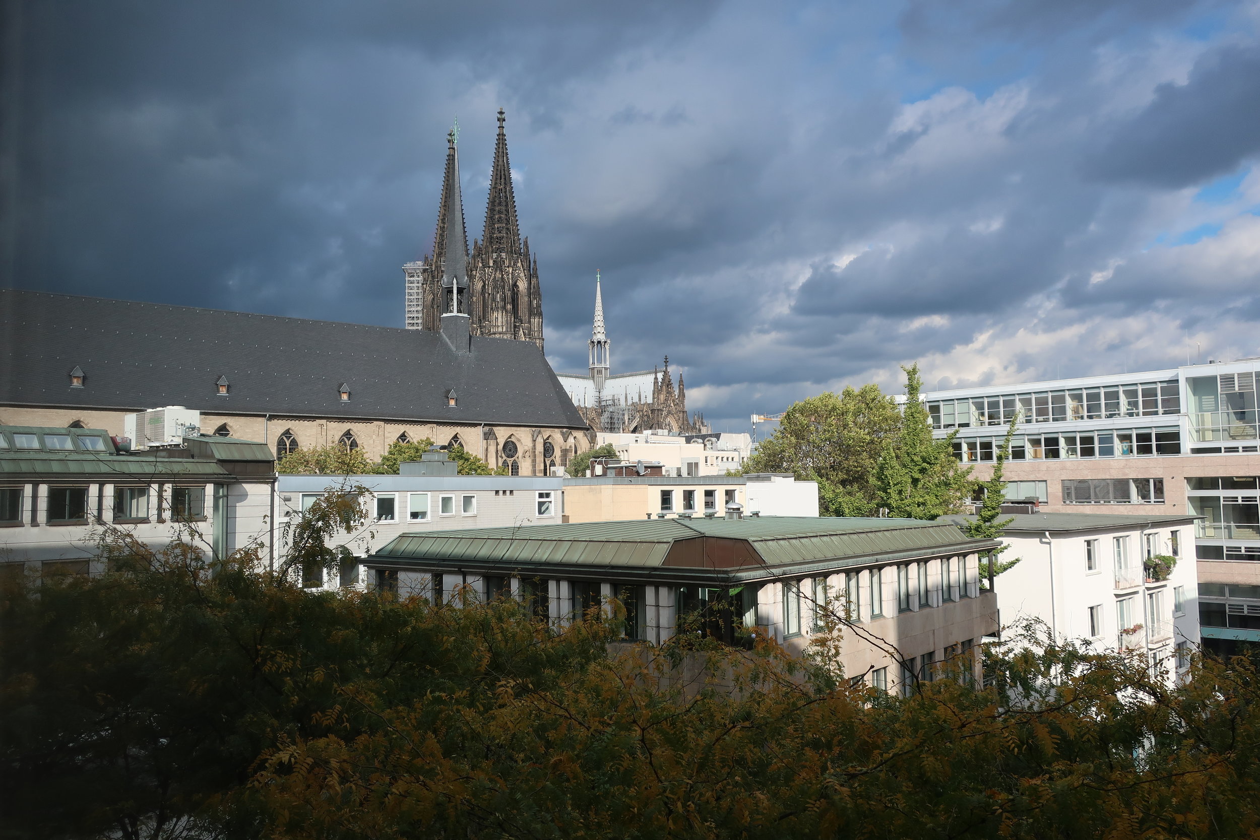  Cologne 2019--View of the Cologne Cathedral from Kolumba Museum, 