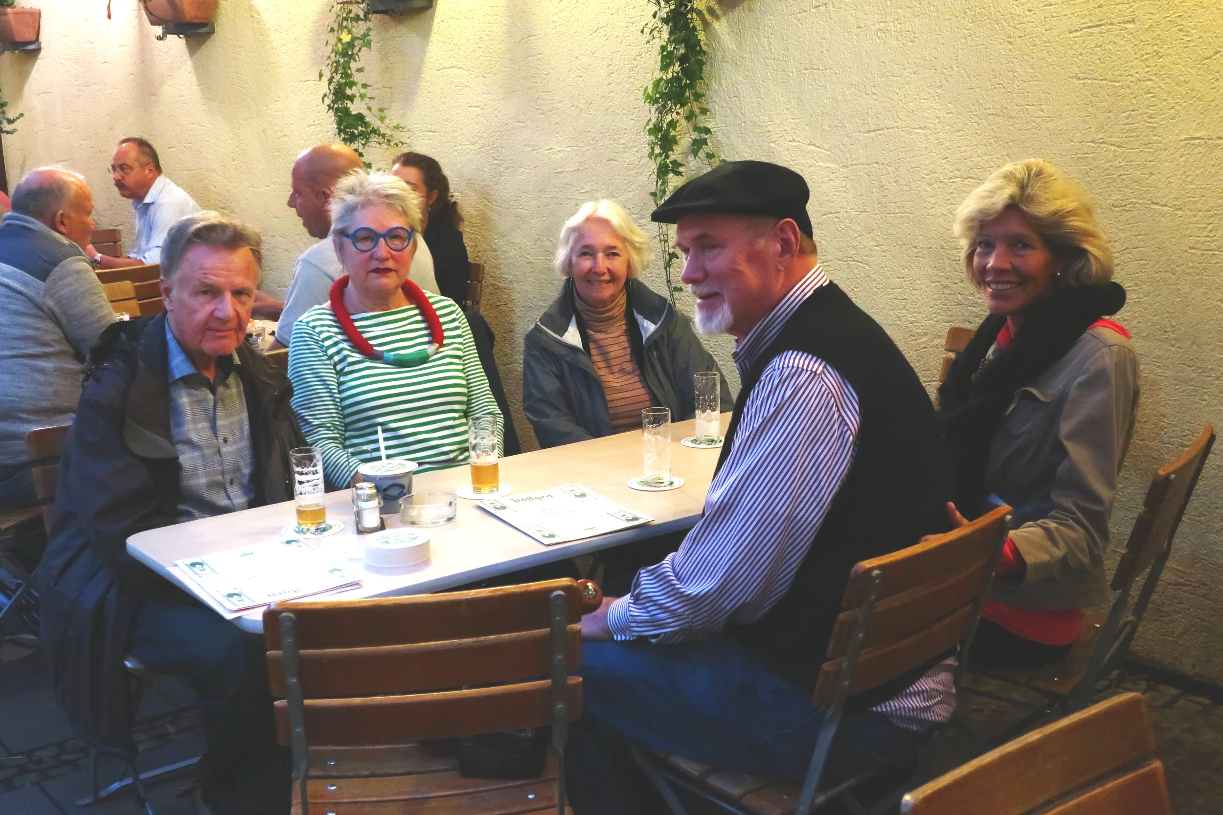  Cologne 2019--Pfaeffgen Brewery with Joerg Goralewski, Renate Schneider, Carrol Benner and Rick and Debbie Schreiber 