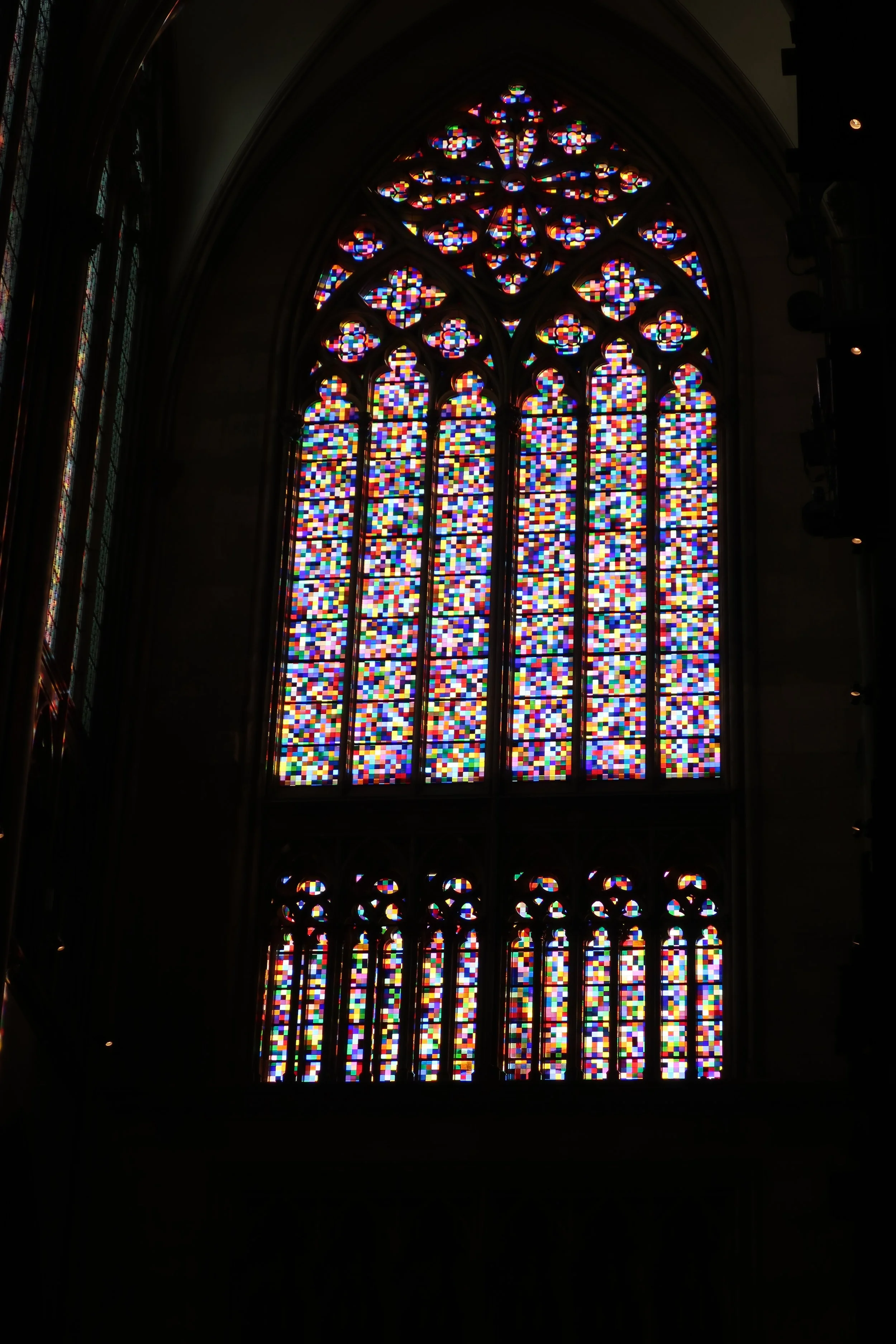  2019--Cologne Cathedral (Dom)--Transept Glass by Richter 