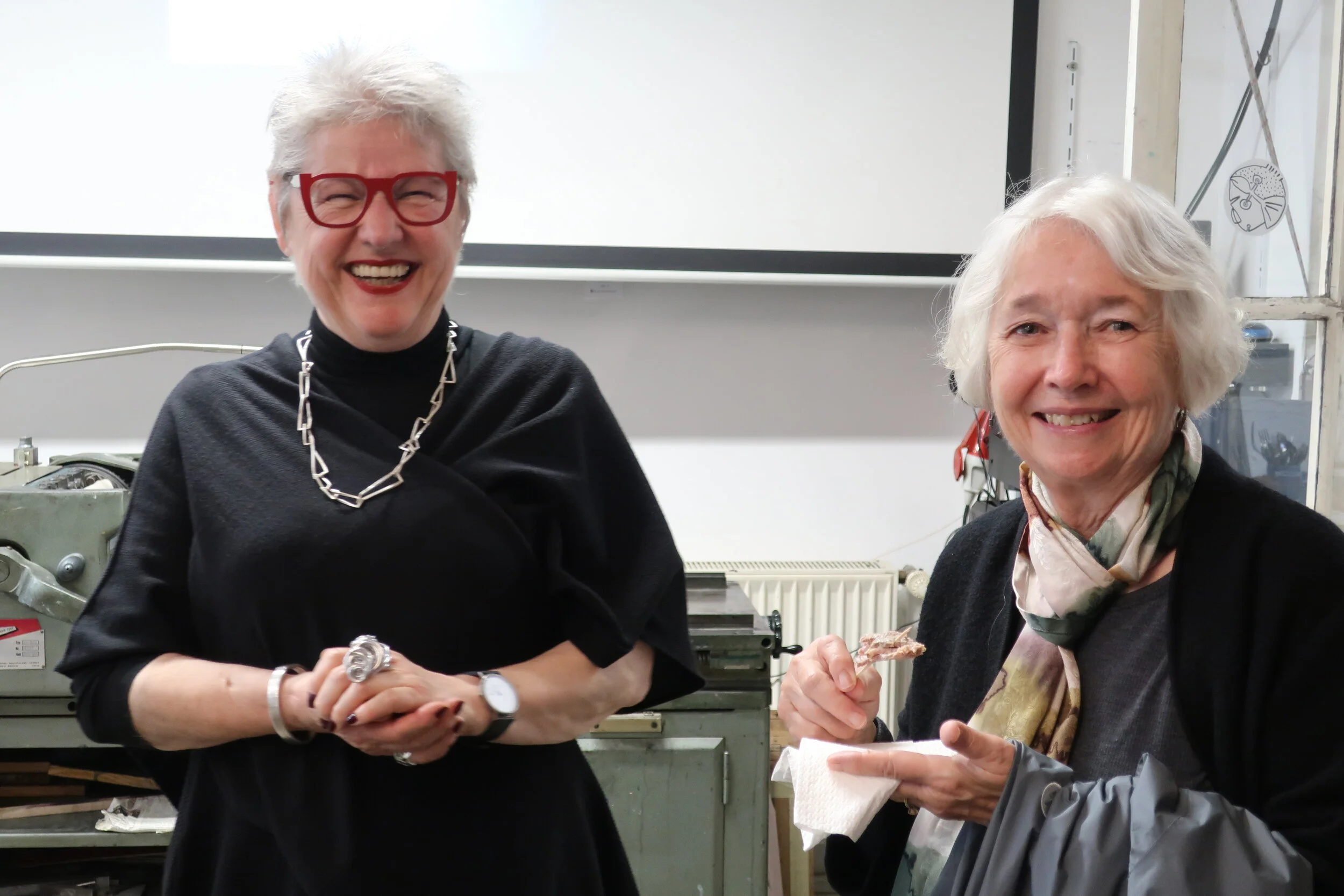  Cologne 2019--Koelner Graphikwerkstatt--Renate Schneider and Carrol Benner Kindel, 