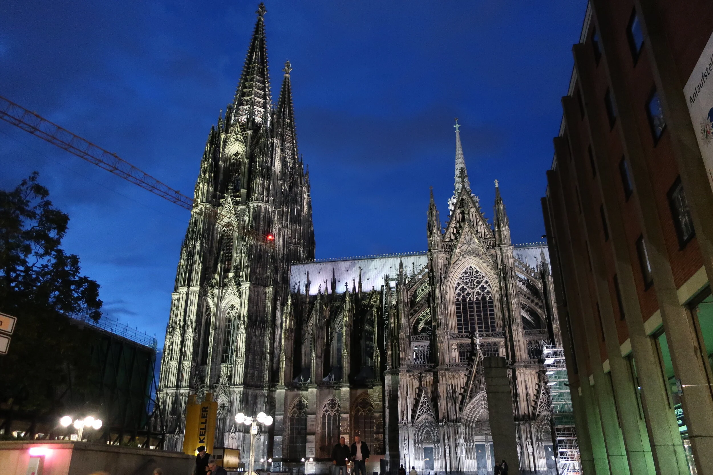  Cologne 2019--Cologne Cathedral at night 