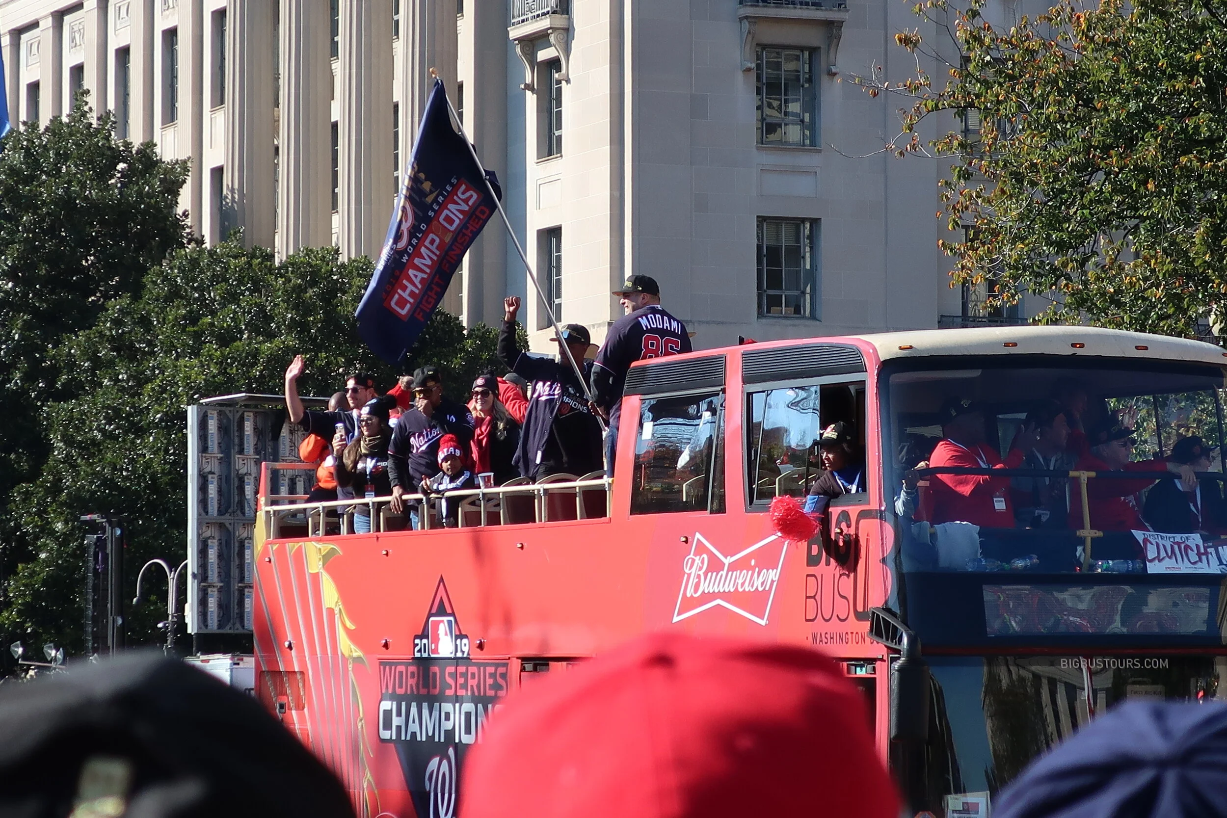  DC 2019--Nats Parade--Max Scherzer, Anibal Sanchez , Roenis Elias and Michael A. Taylor 