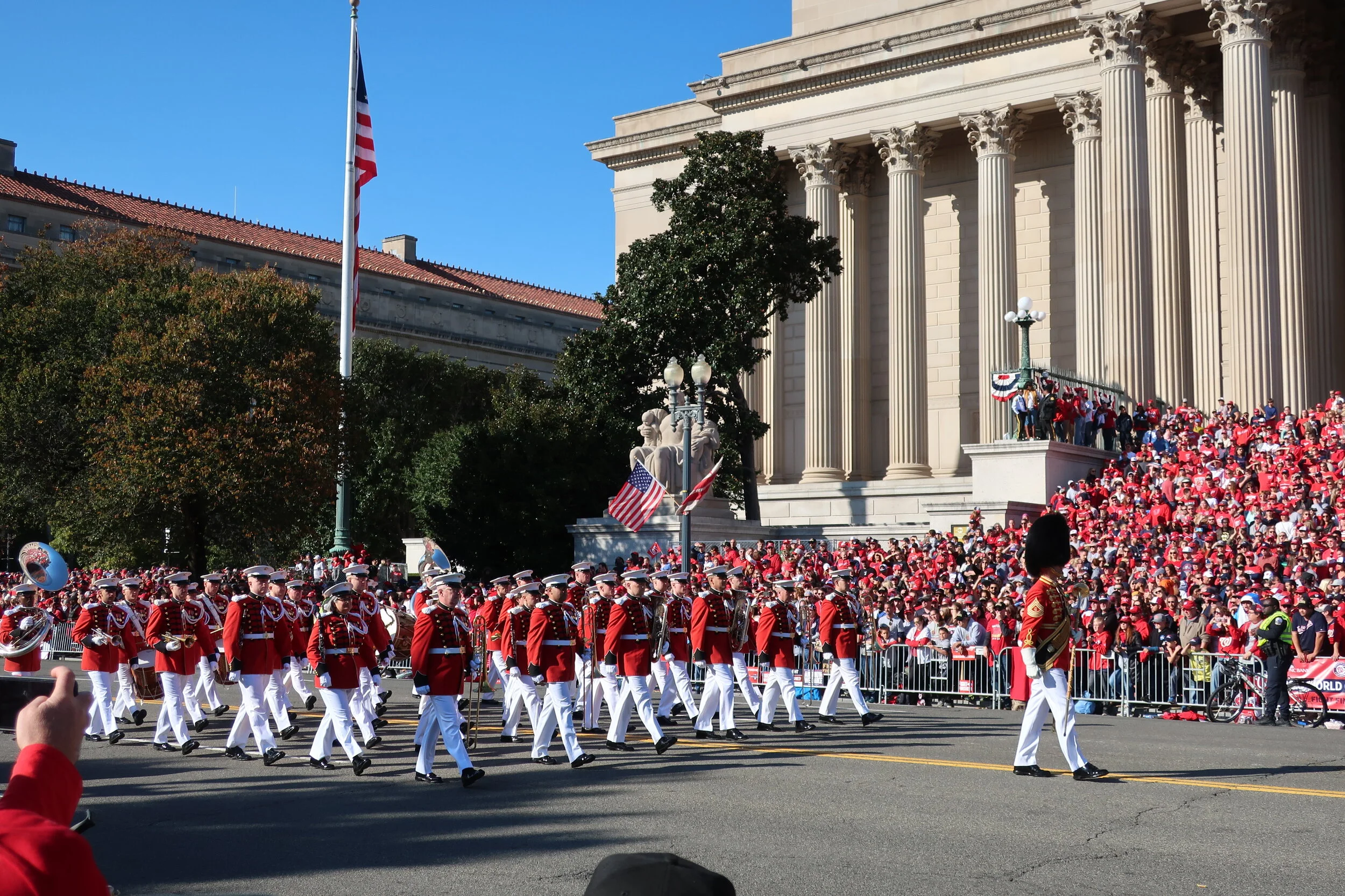  DC 2019--Nats Parade--Marine Band 