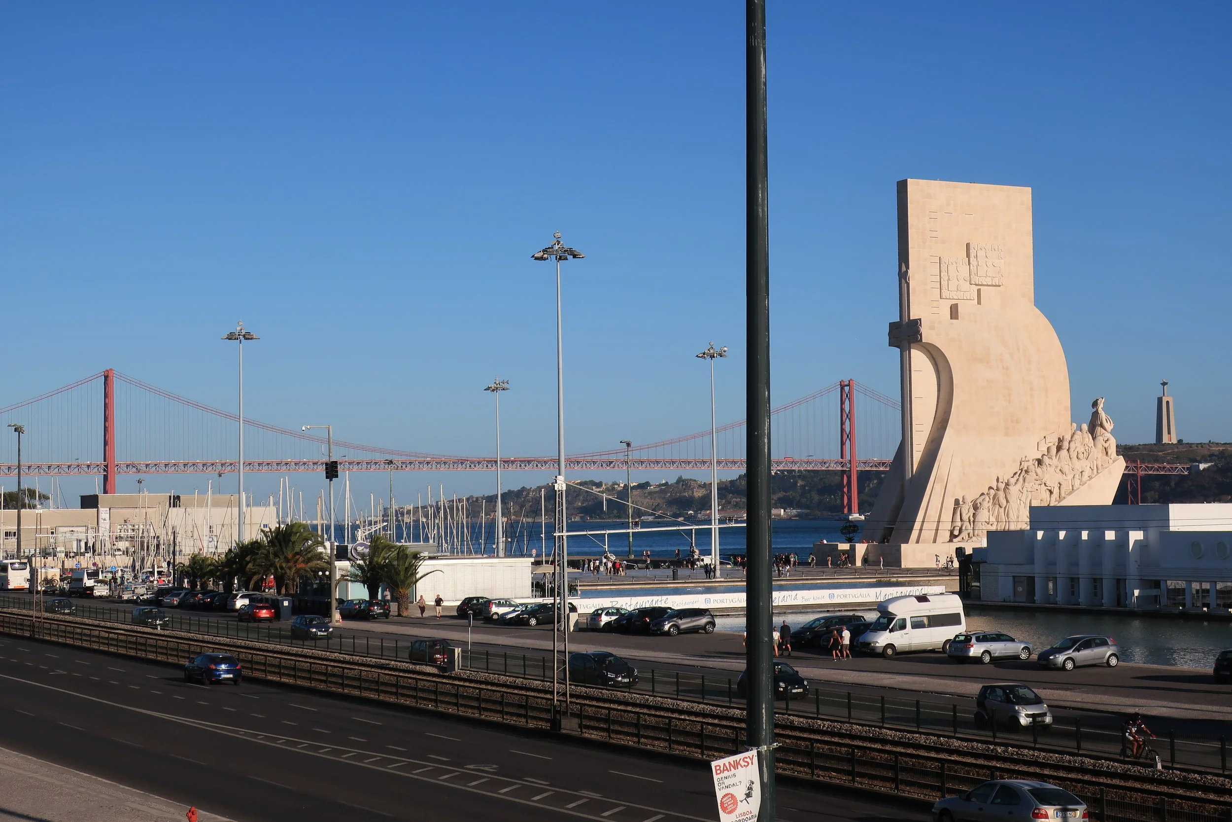  Lisbon 2019--Belem--Discoverers Monument and 25 April Bridge 