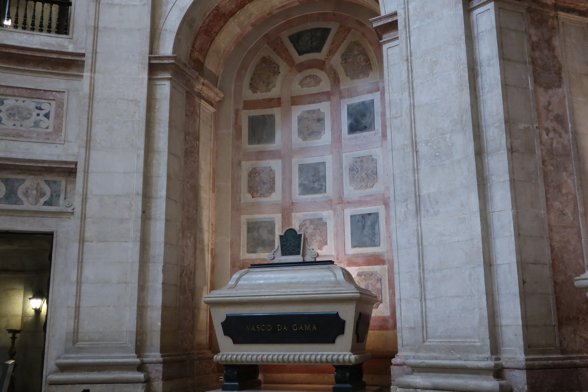  Lisbon 2019--Panteon interior--burial place of Vasco da Gama 