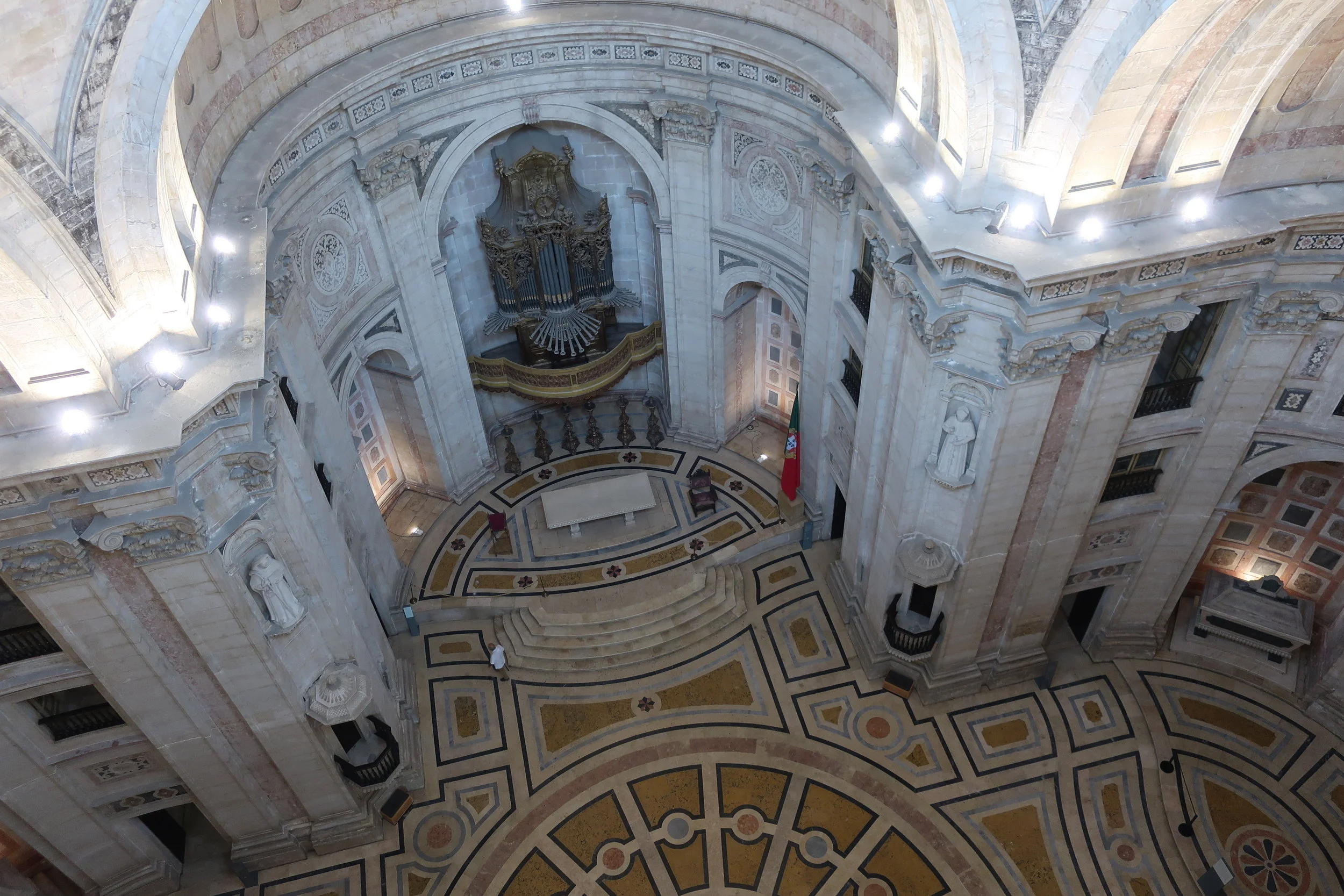  Lisbon 2019--Panteon interior, looking down 