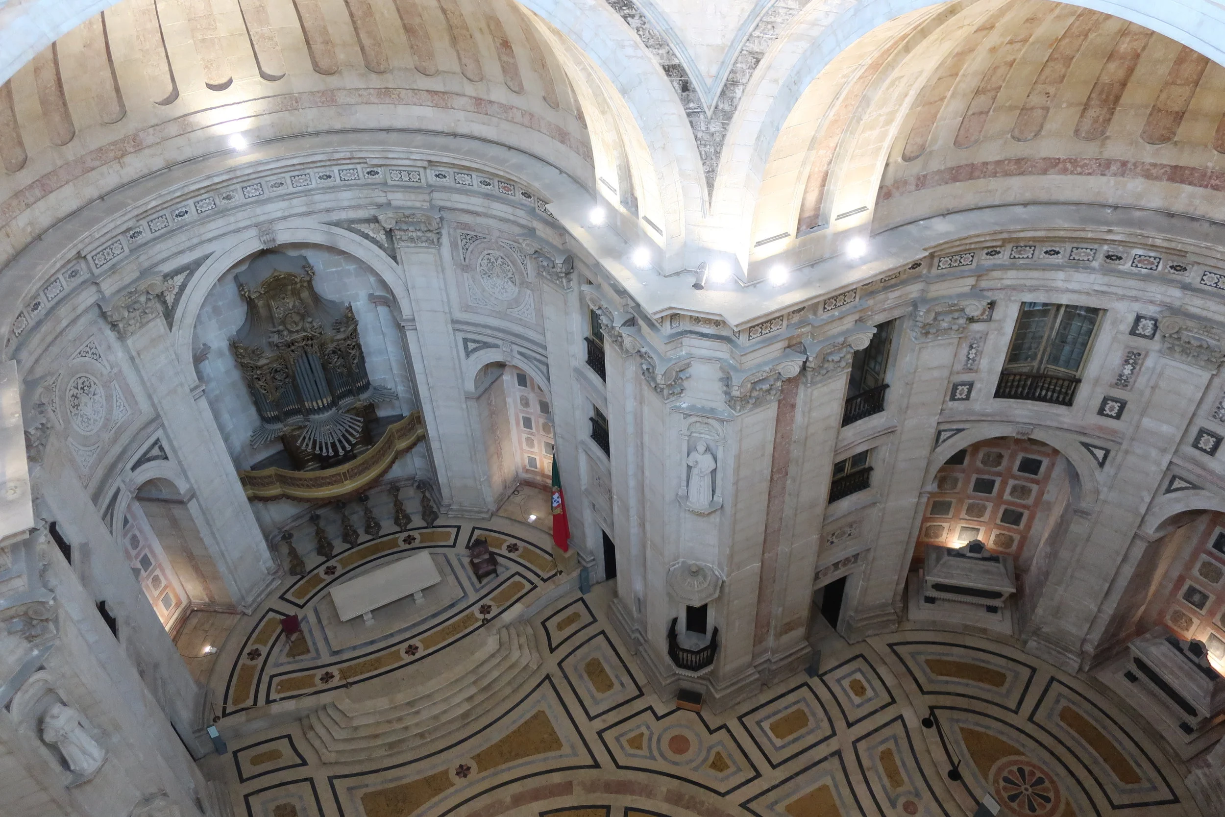  Lisbon 2019--Panteon interior, looking down 
