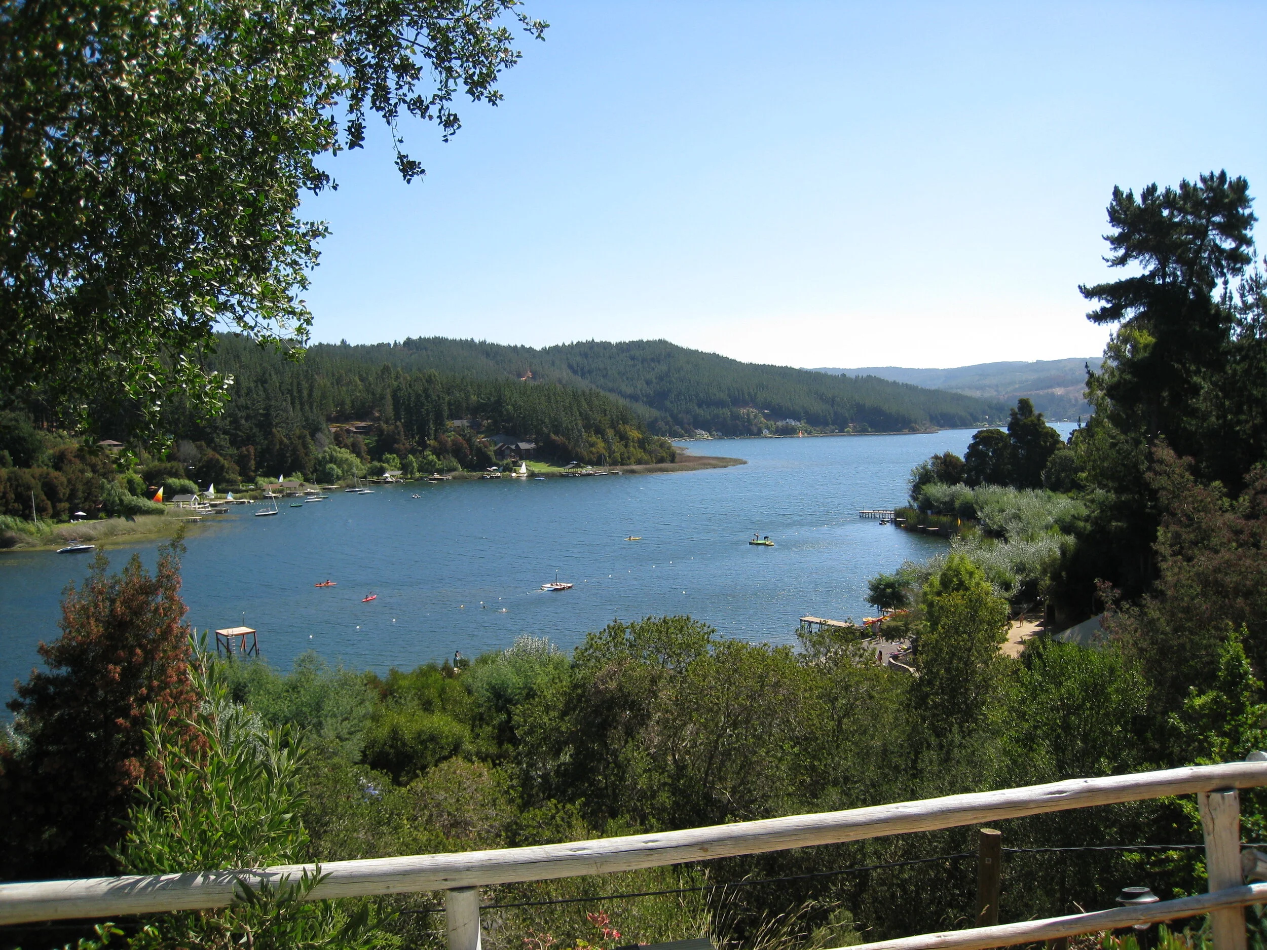  Lago Vichuquen Camping--View from Bucher house 