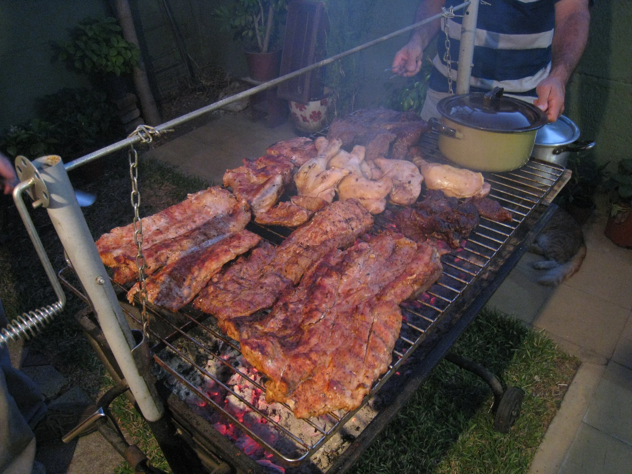  Curico--Aguirre house--at the asado 