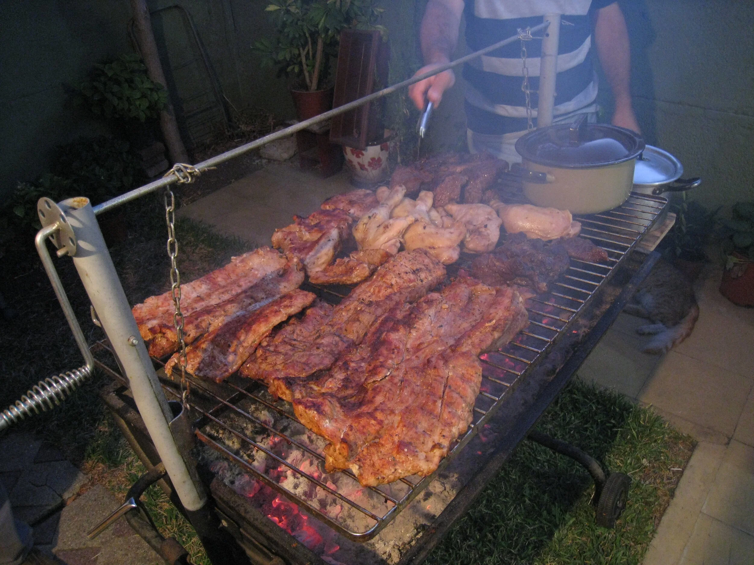  Curico--Aguirre house--at the asado 