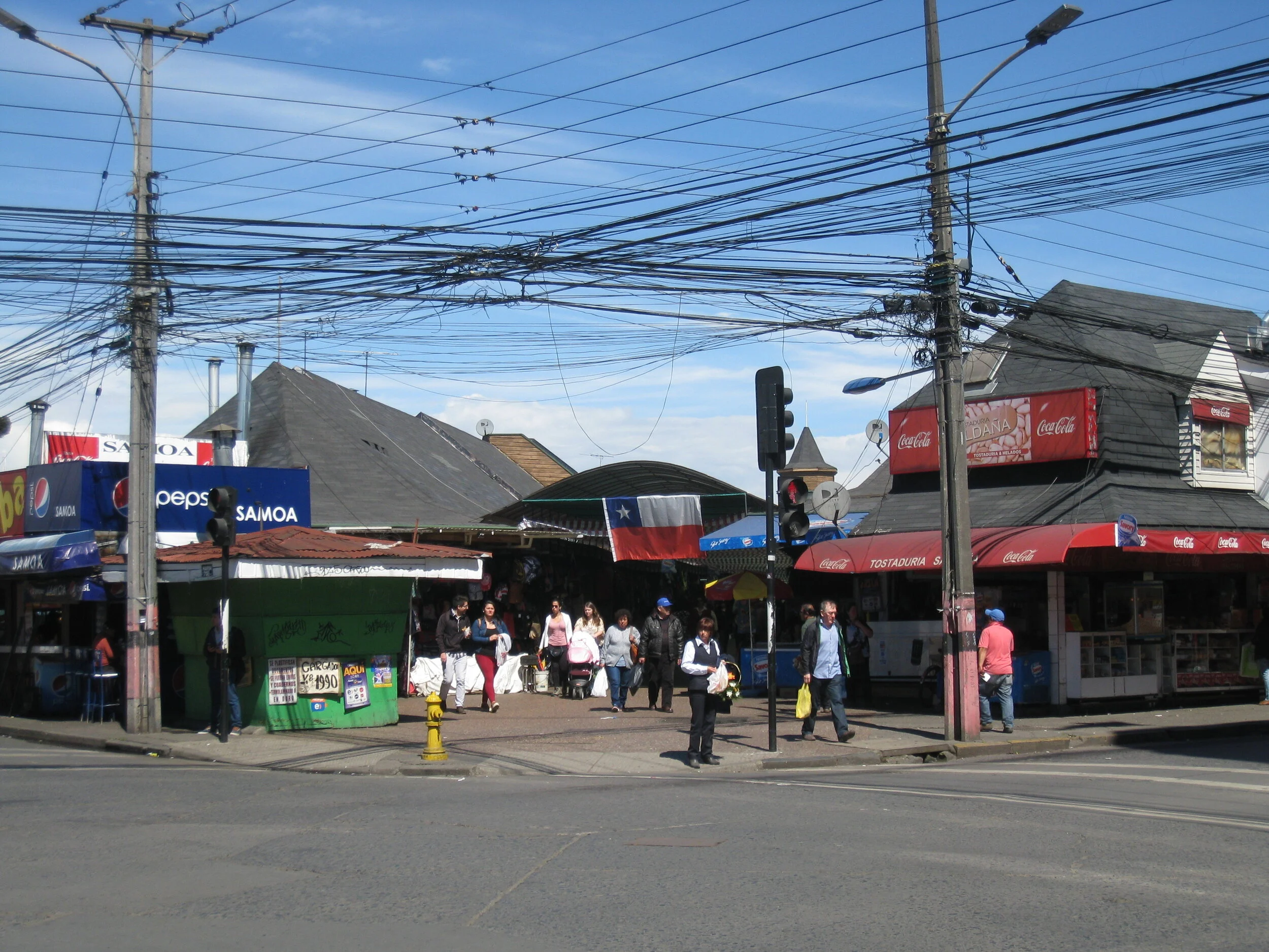  Chile--Chillan--Entrance to Market 