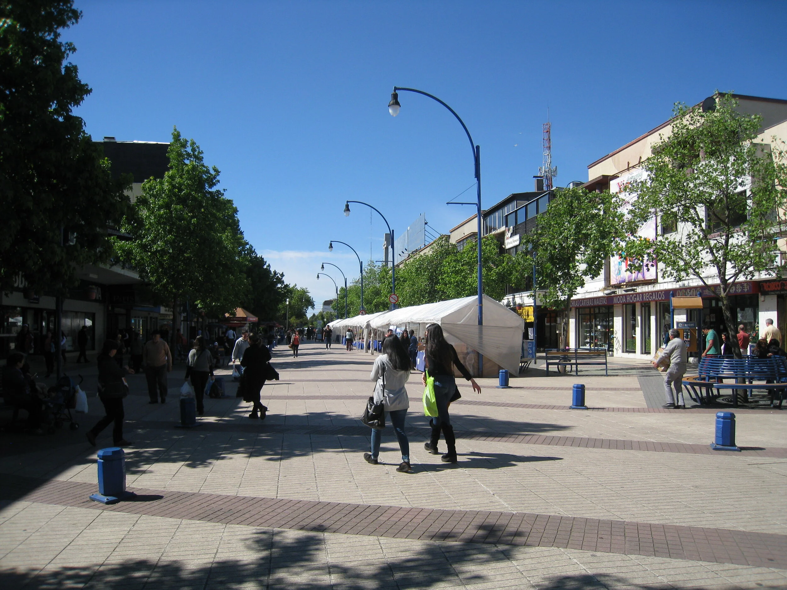  Chile--Chillan Street Scene--Pedestrian Mall 