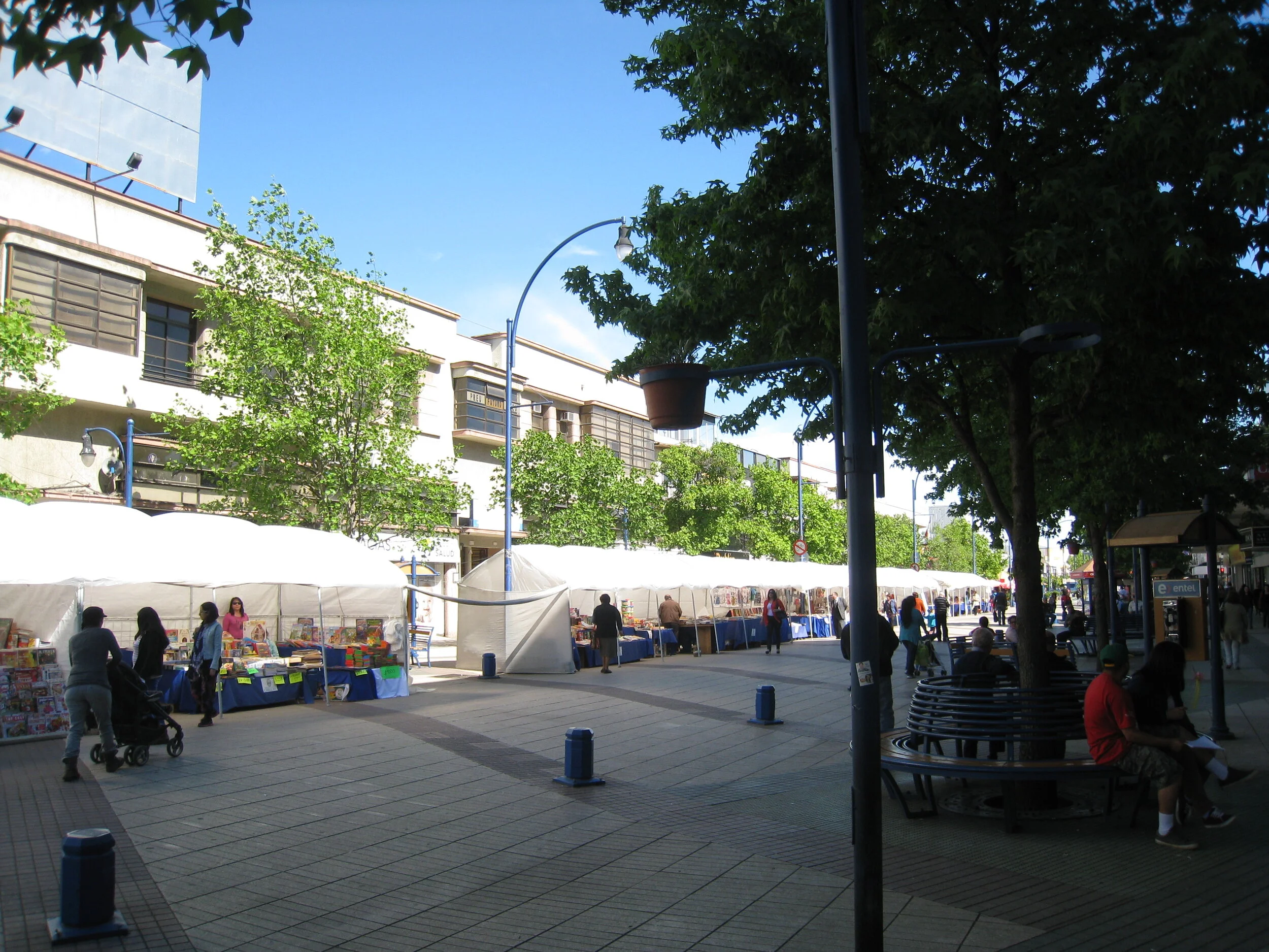  Chile--Chillan Street Scene--Pedestrian Mall 