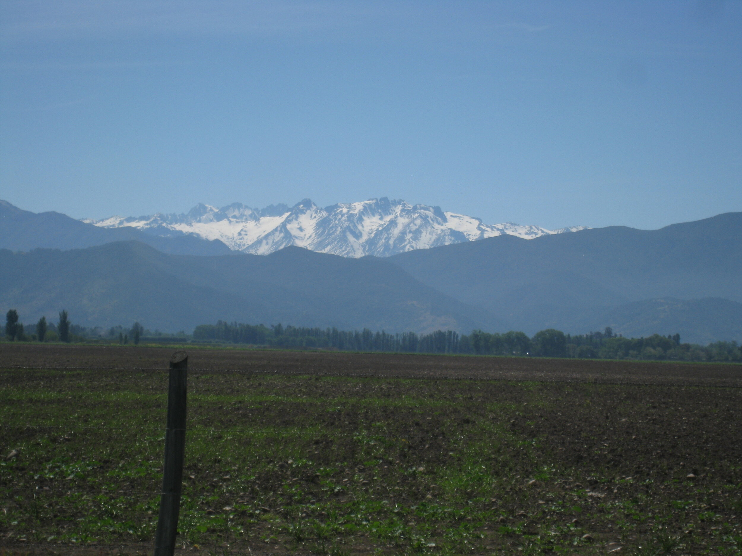  Chile--Curico--Farms and the Andes 