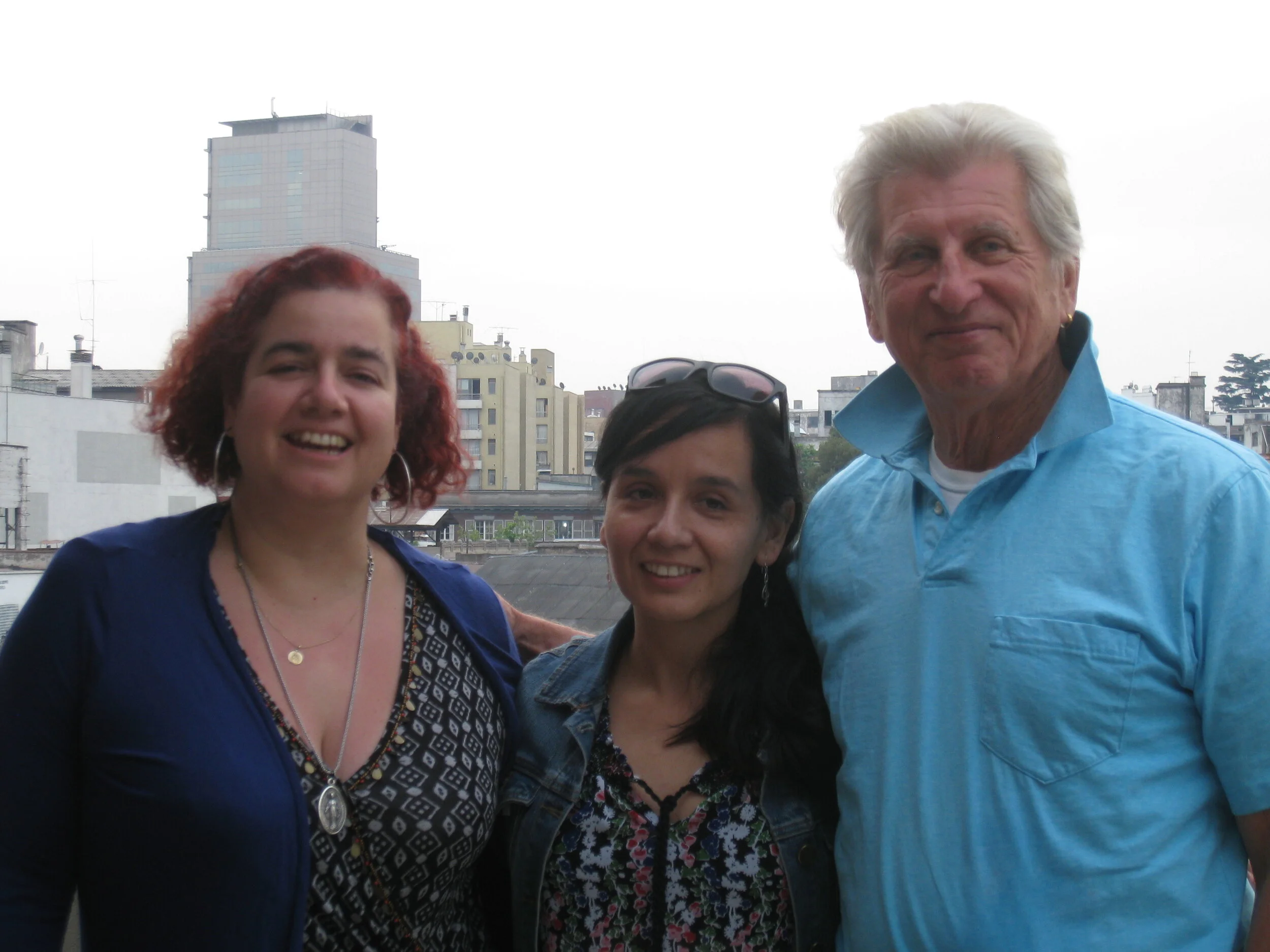  Chile--Santiago--Our apartment in Lastarria--Paula Parada Garcia, Carla Espinoza Lopez and Karl Kindel--co-authors 
